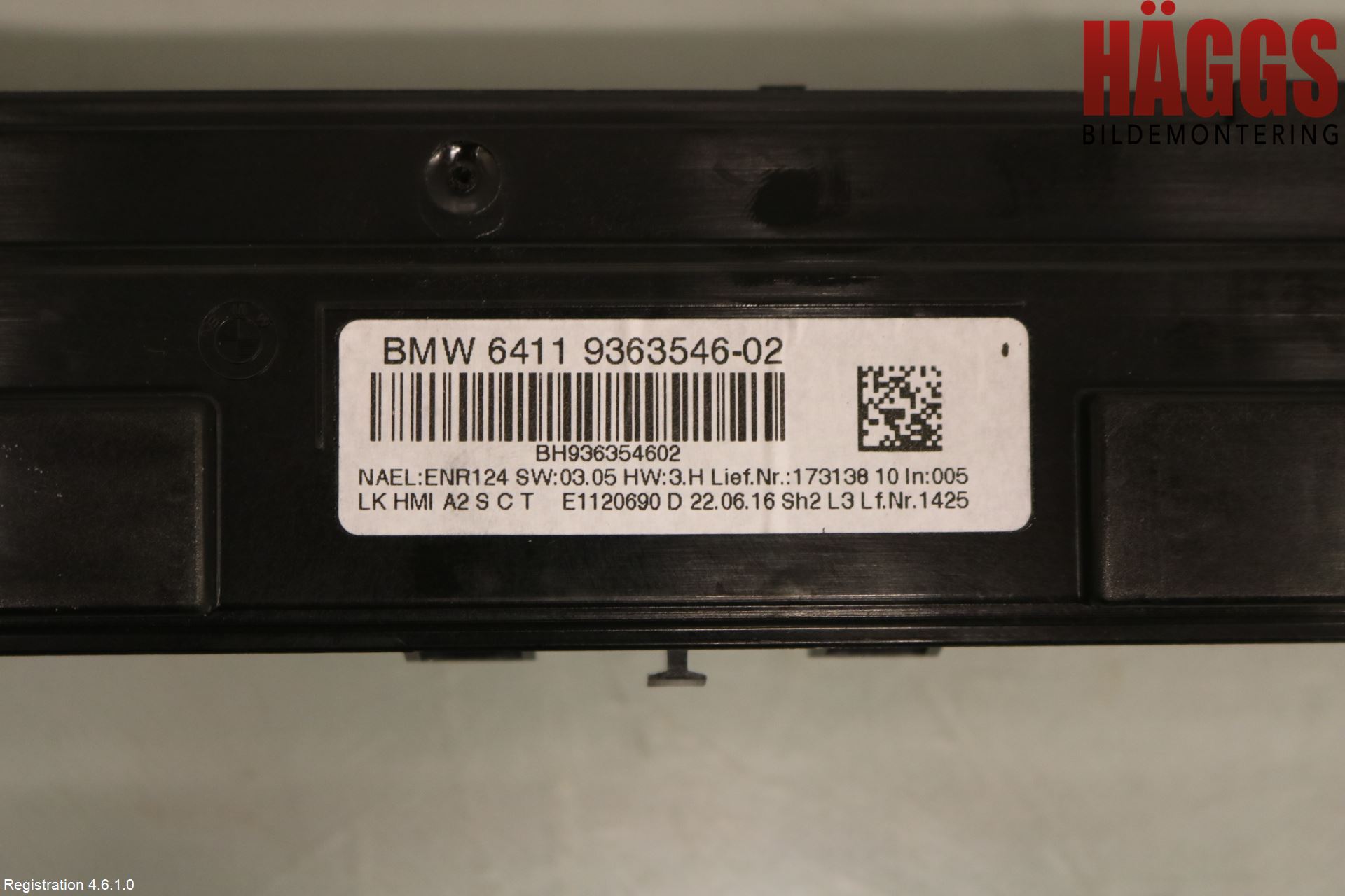 BMW 3 GT F34 13-19 Ac Styrenhet Ac Manöveren