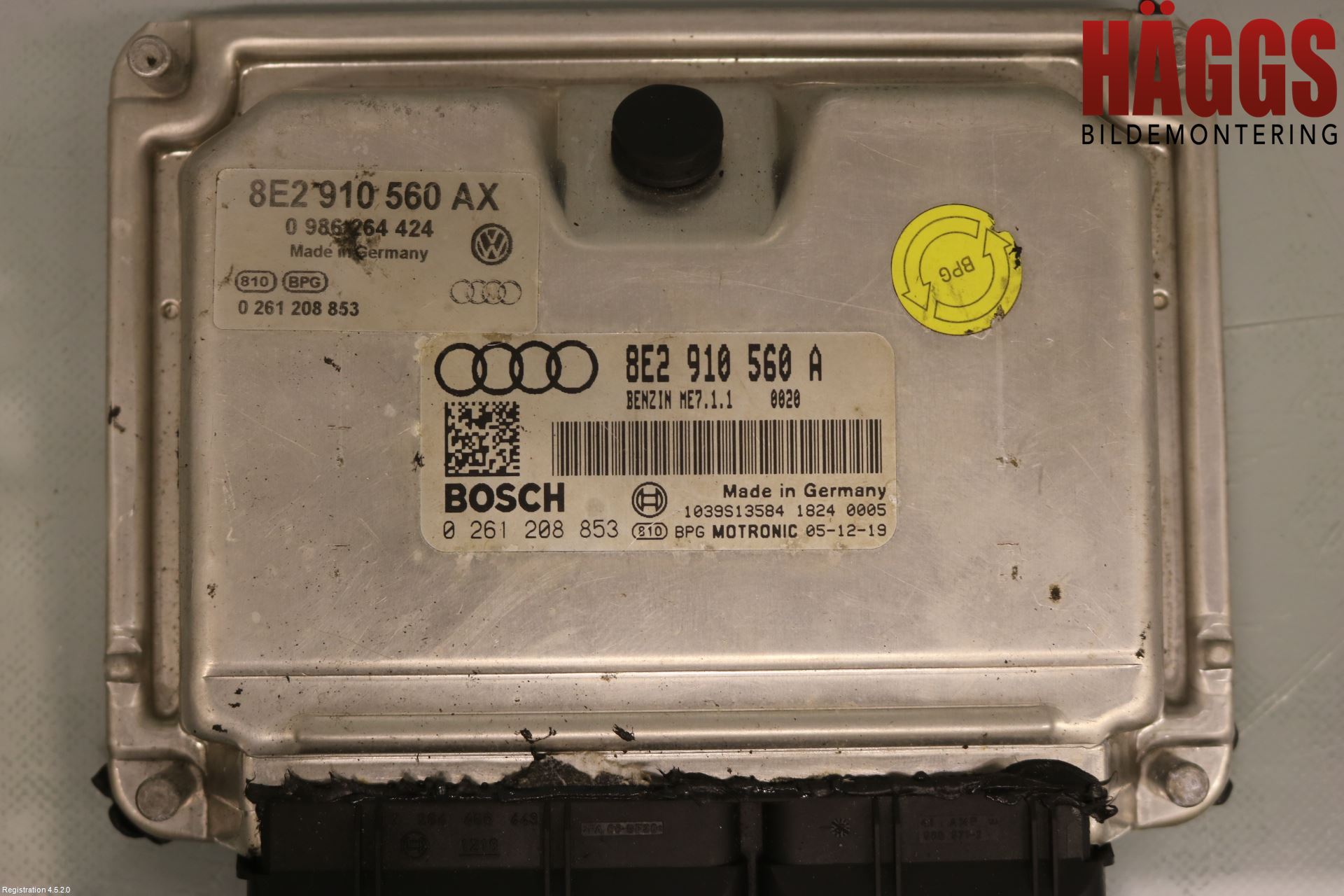 Audi A4/S4 05-07 Styrenhet Insprut Bensin