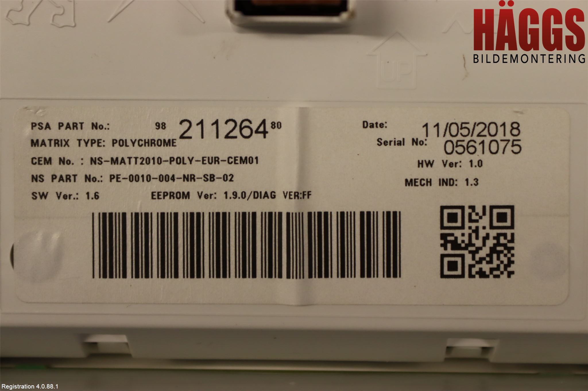 Peugeot 2008 13-20 Instrument Komb