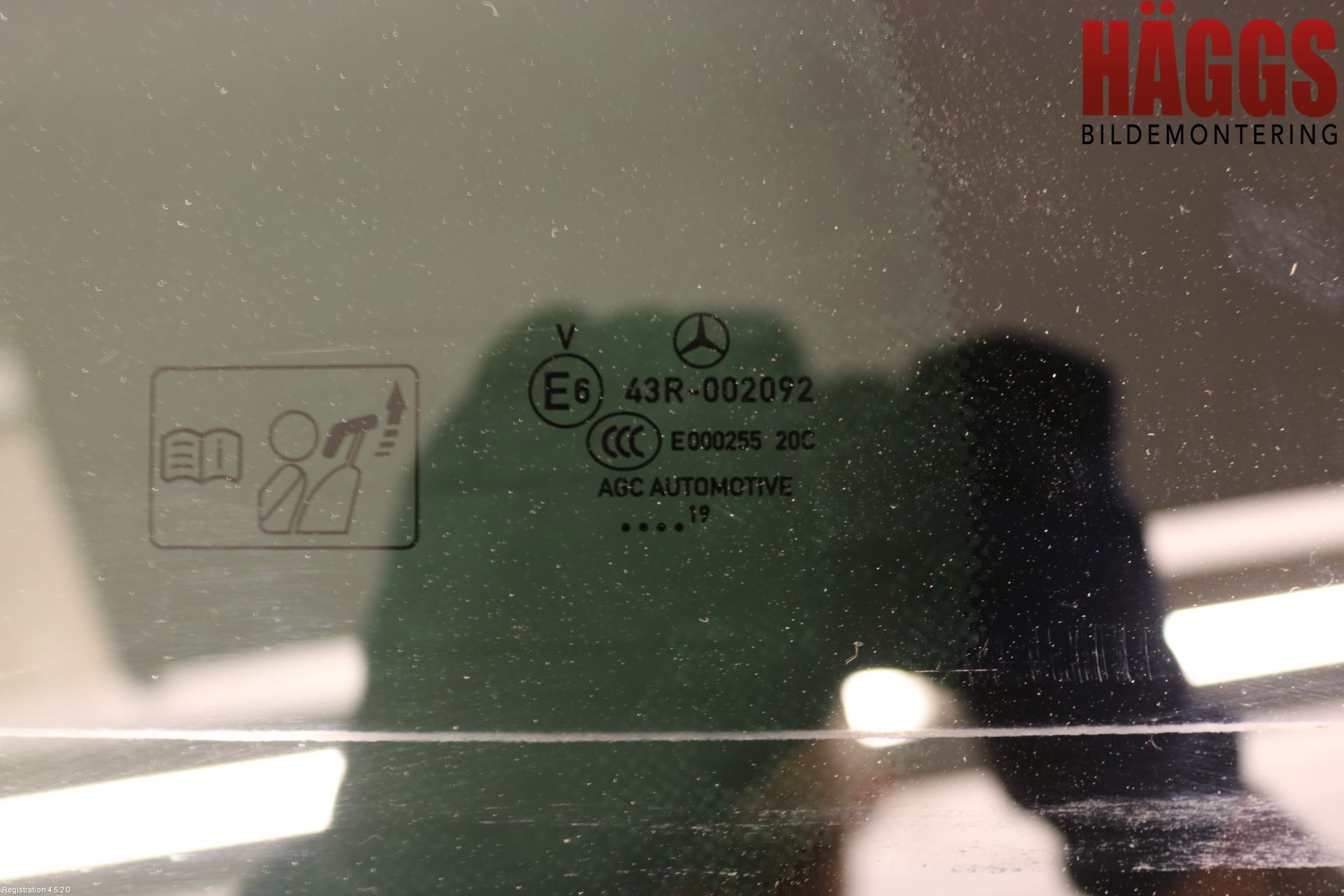 Mercedes-Benz MB E-KLASS (W213) 16-23 Dörruta Bak Lilla Vä