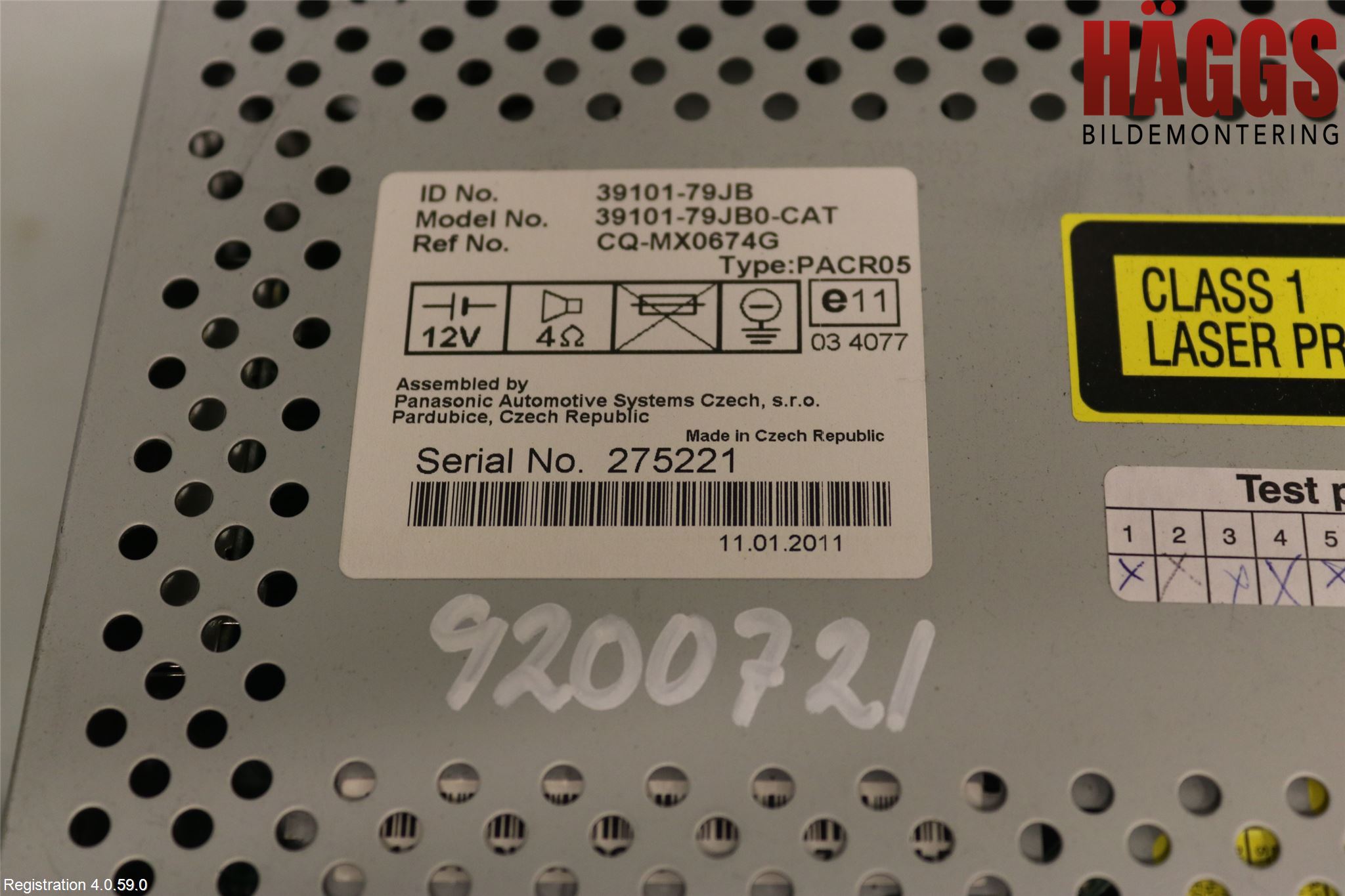 Suzuki SX4 10-13 Cd Radio - Multimediapanel