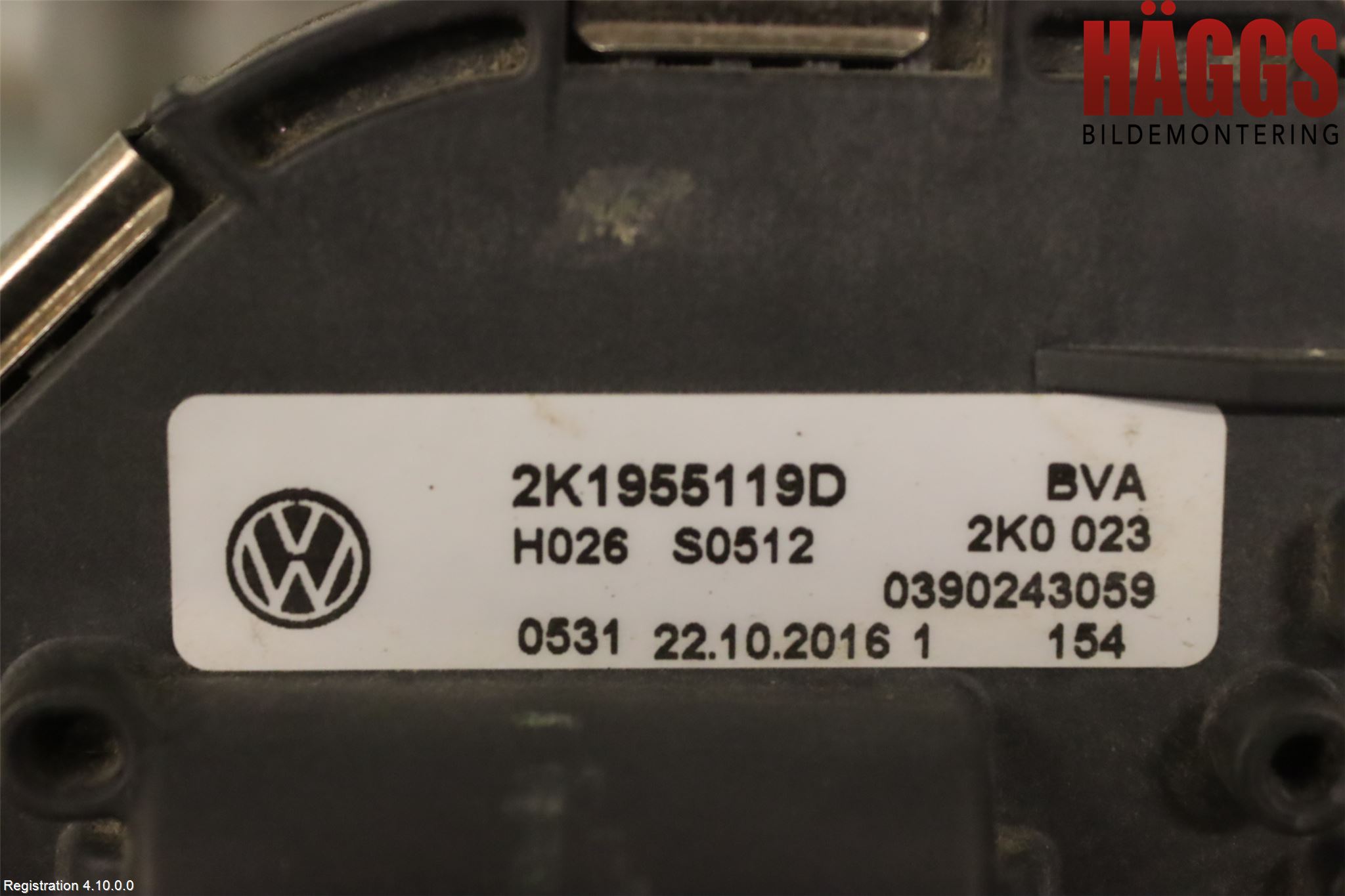 Volkswagen VW CADDY 16-20 Torkarmotor Vindruta