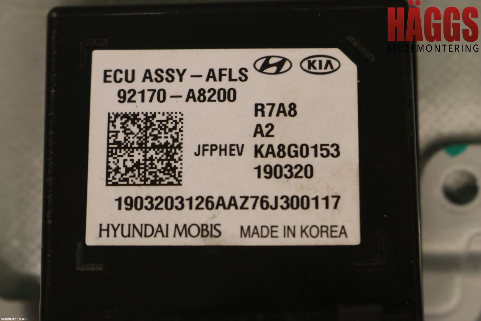 Kia OPTIMA 16-20 Styrenhet Övrigt