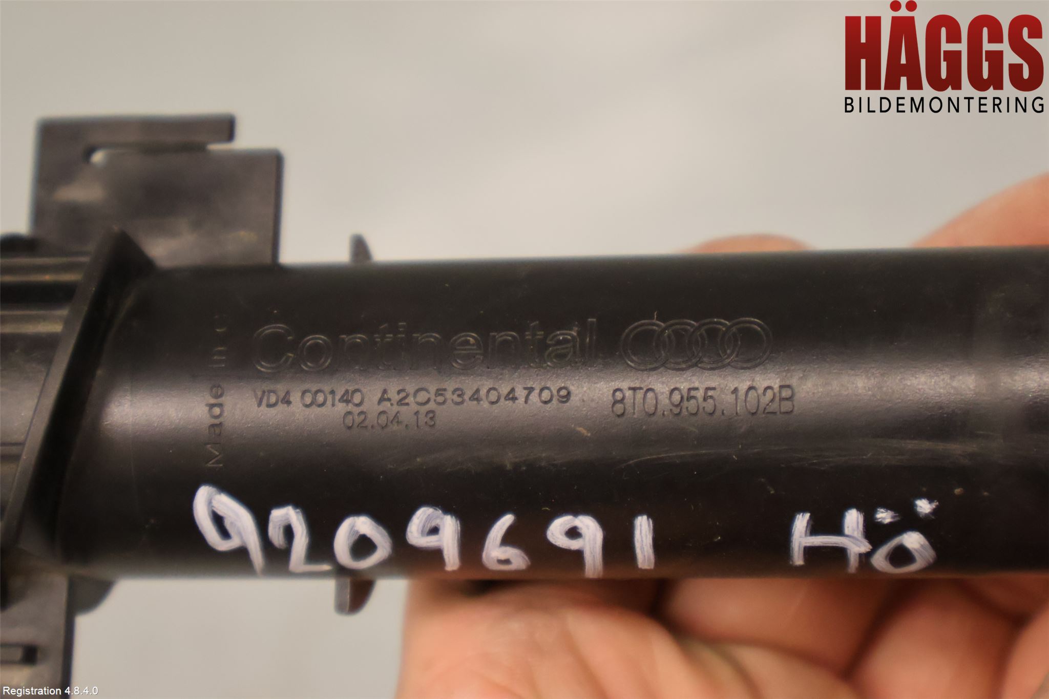 Audi A5 07-16 Spolarmunstycke Strålkastare