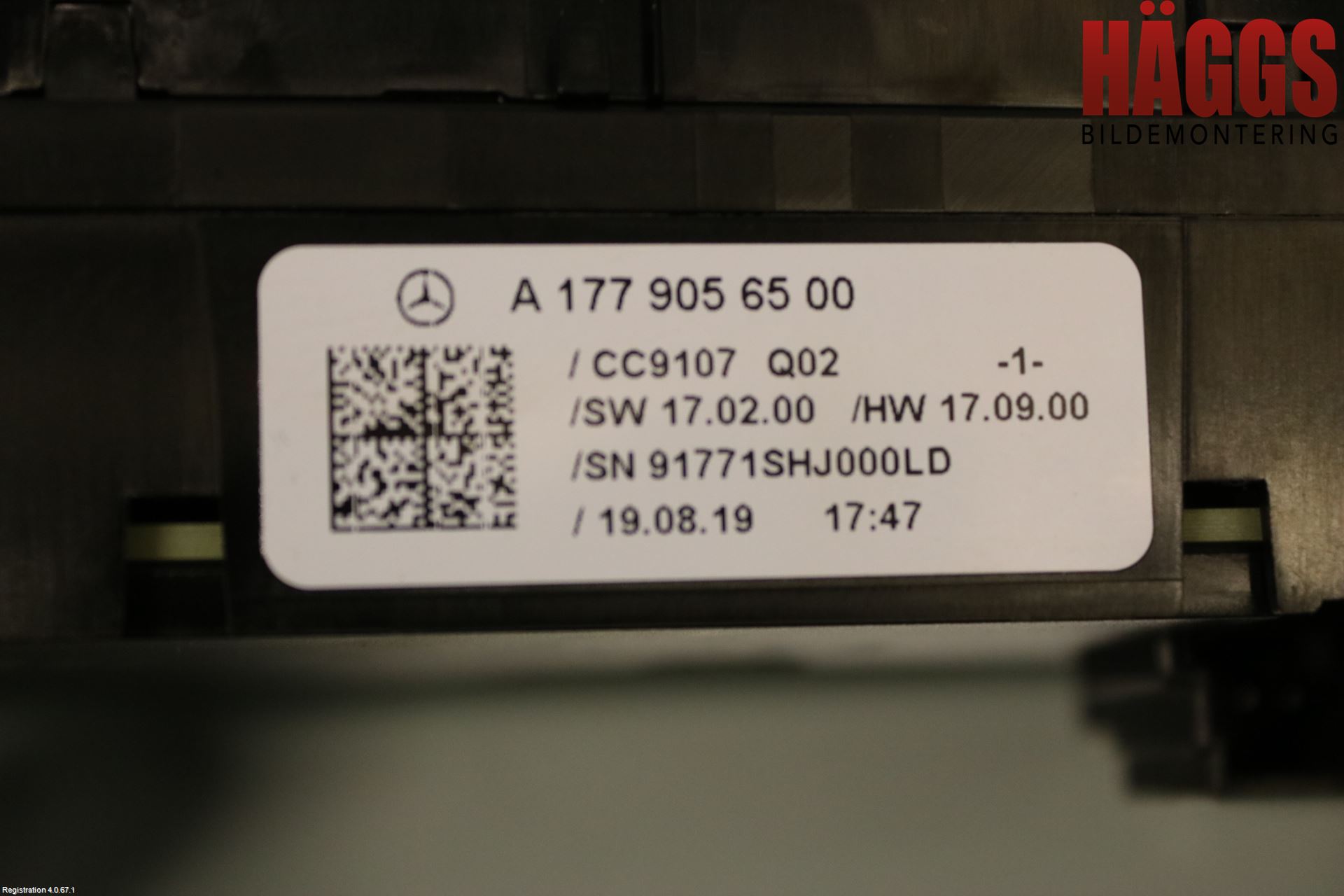 Mercedes-Benz MB A-KLASS (W177) 18- Strömställare Stolregler