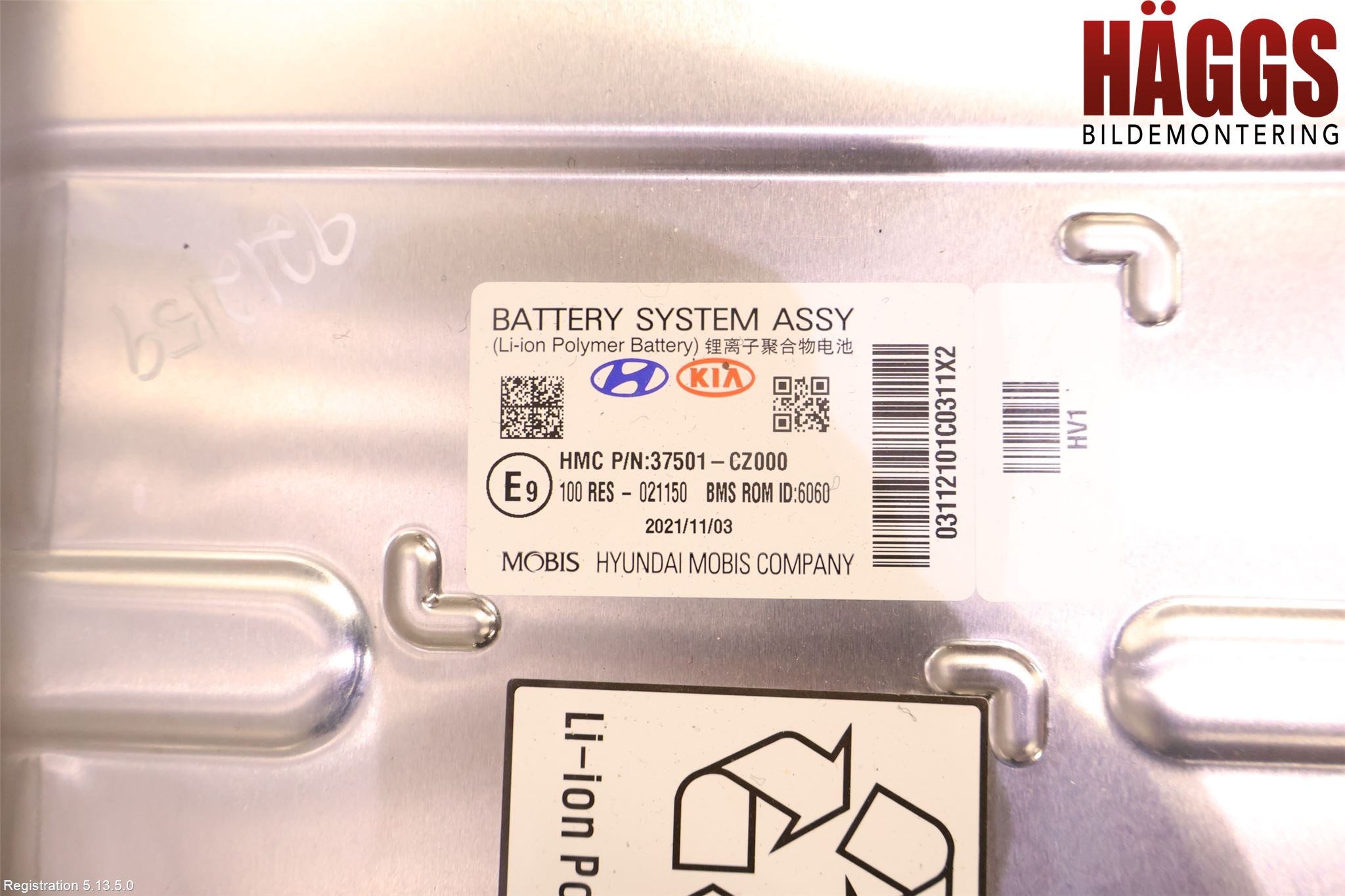 Hyundai TUCSON 05- Batteri Högspänning