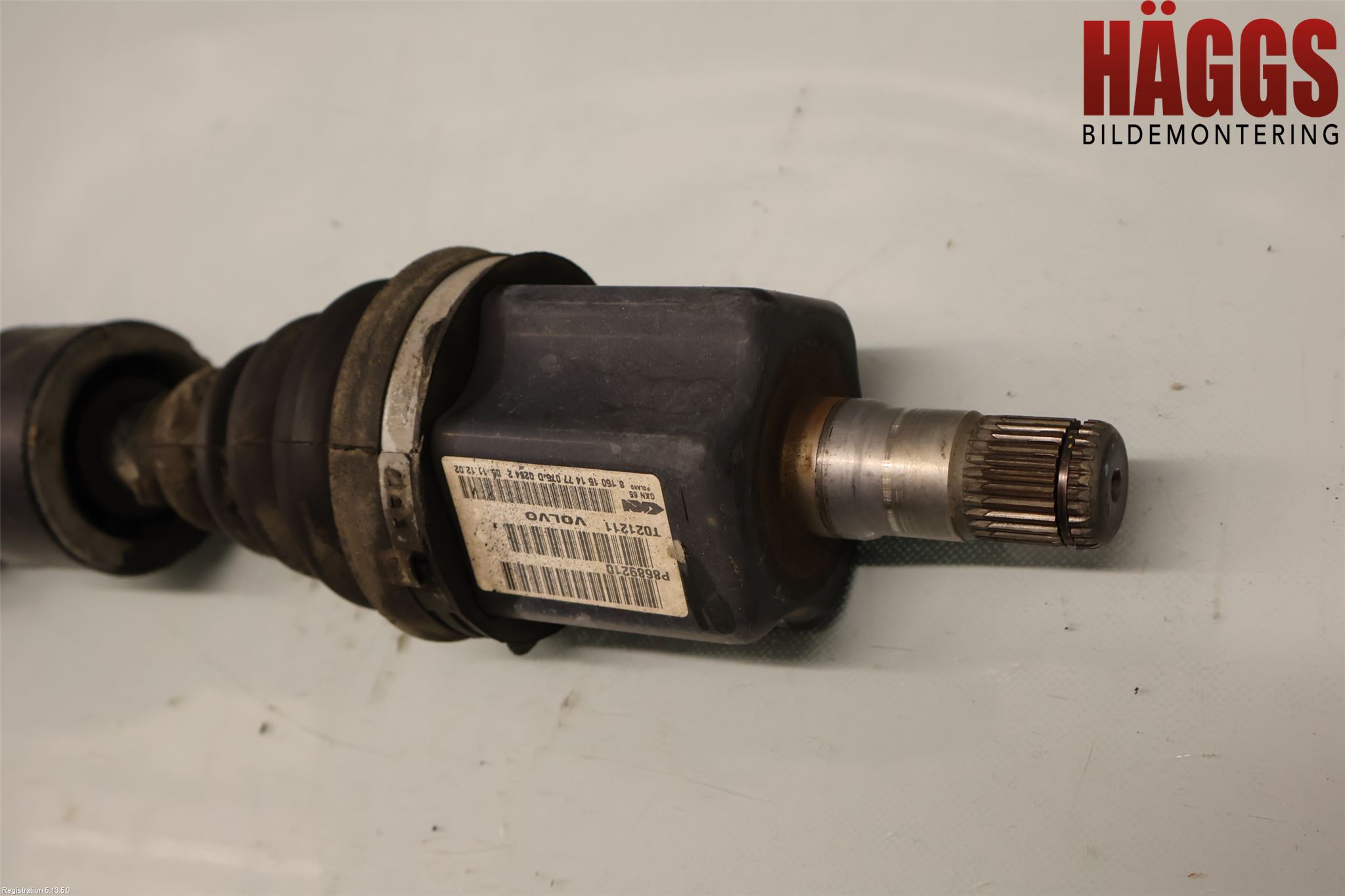Volvo V70 00-04 Drivaxel Fram Vänster