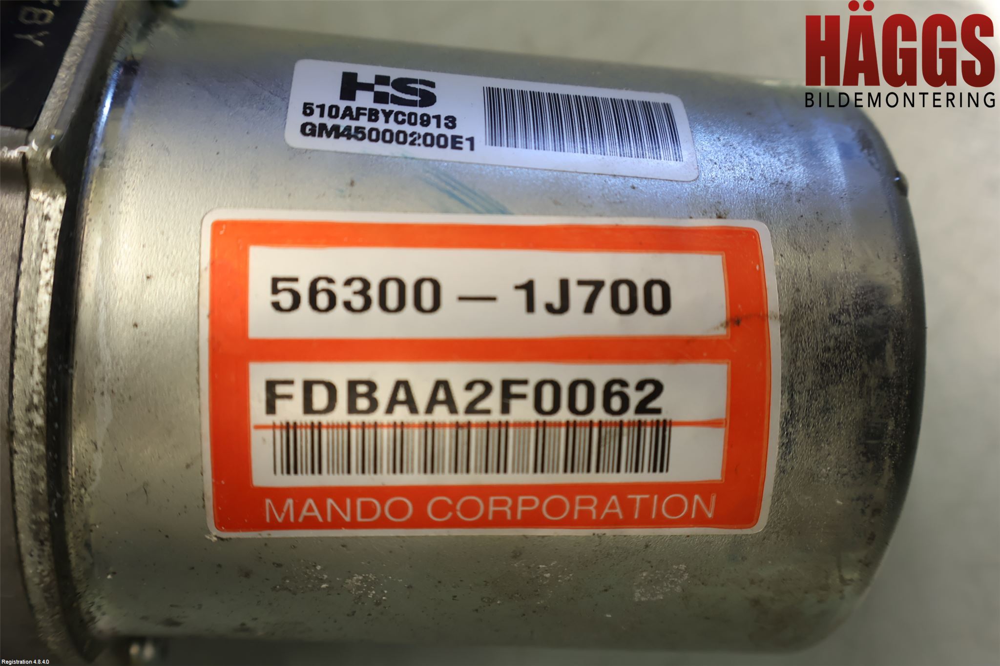 Hyundai i20 PB 09-14 Rattaxelagg Med Inb Servo