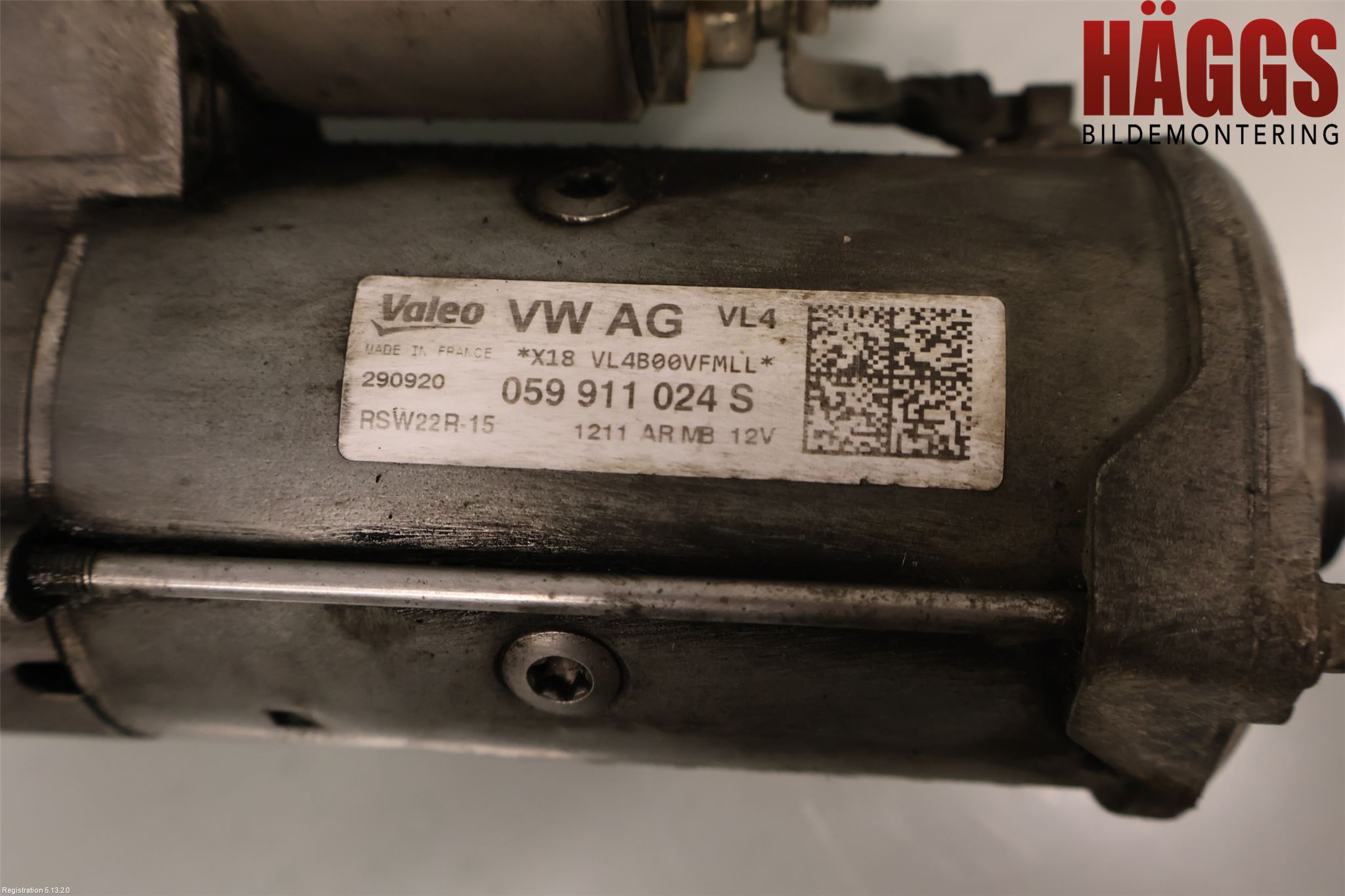 Volkswagen VW AMAROK 2H 10-22 Startmotor Diesel