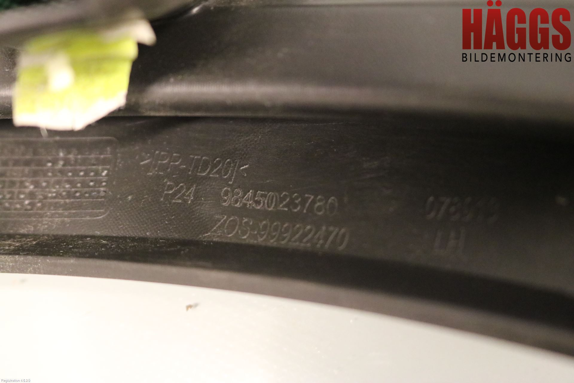 Peugeot 2008/E-2008 20- Stötfångarfäste Bak Vä