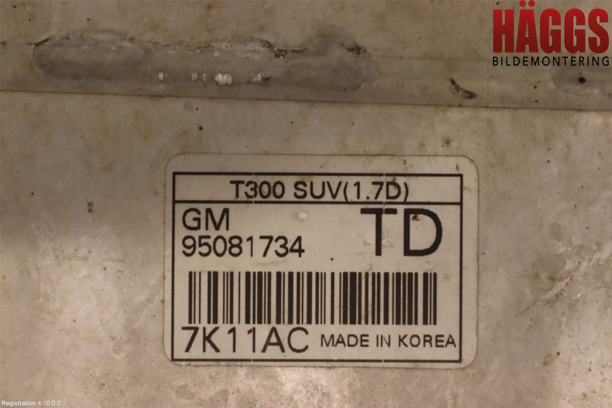 Opel MOKKA 13-20 Laddluft-Intercooler Kyl