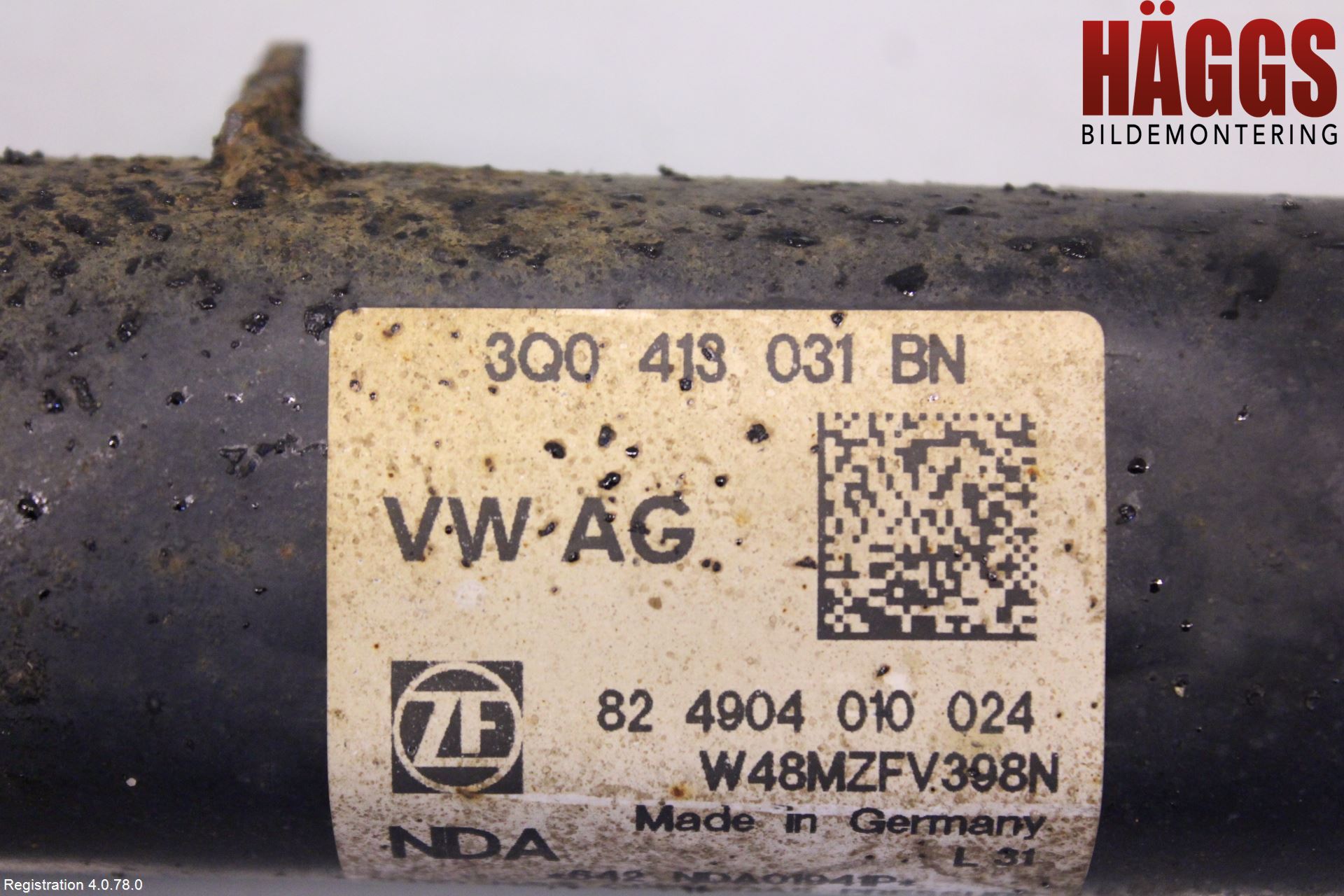 Volkswagen VW PASSAT 15-19 Fjäderben Fram Vänster