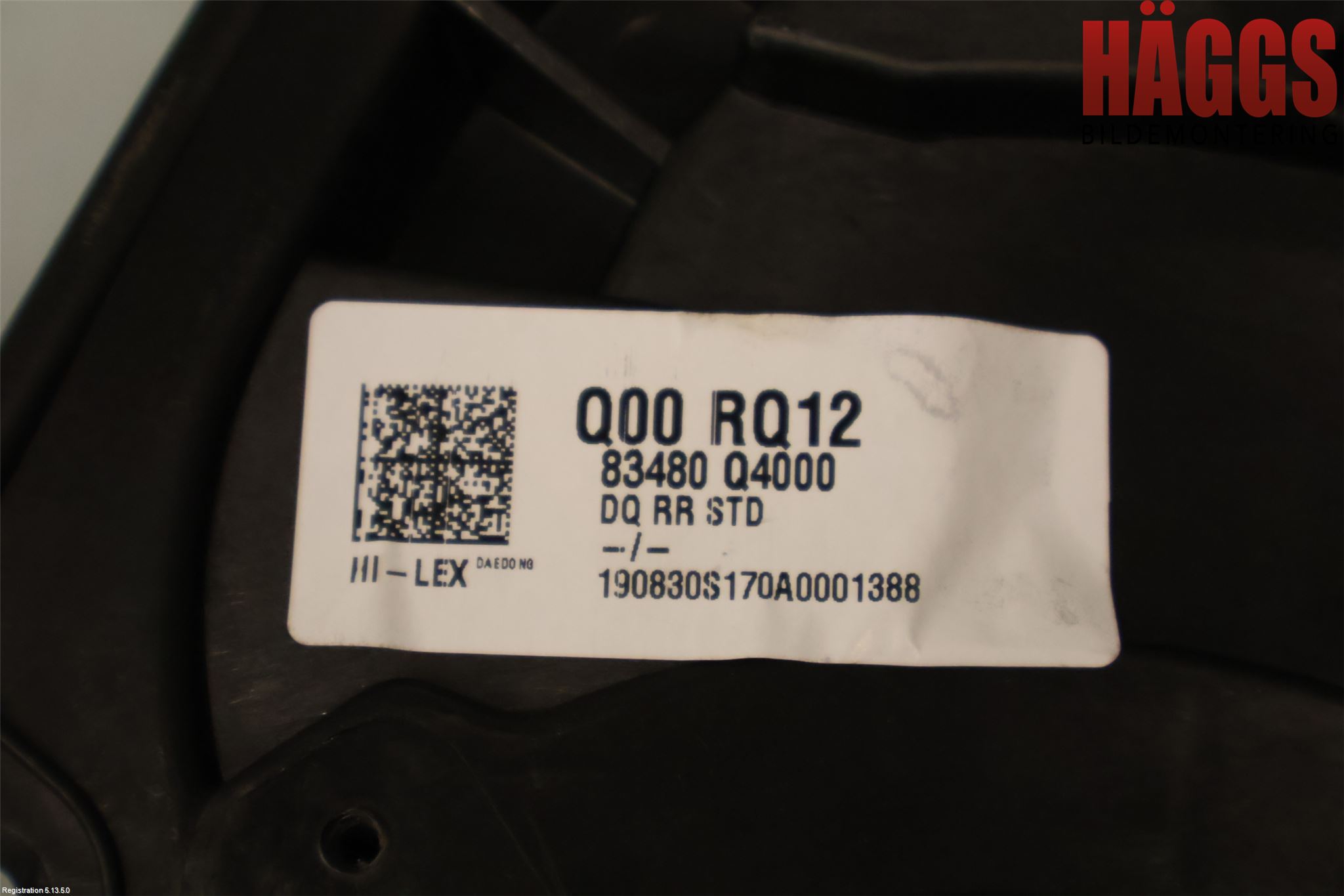 Kia NIRO (DE) 17-22 Fönsterhissmekanism