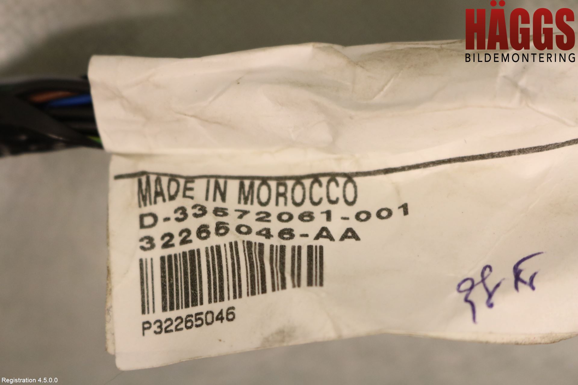 Volvo V90 17->> Kabelhärva