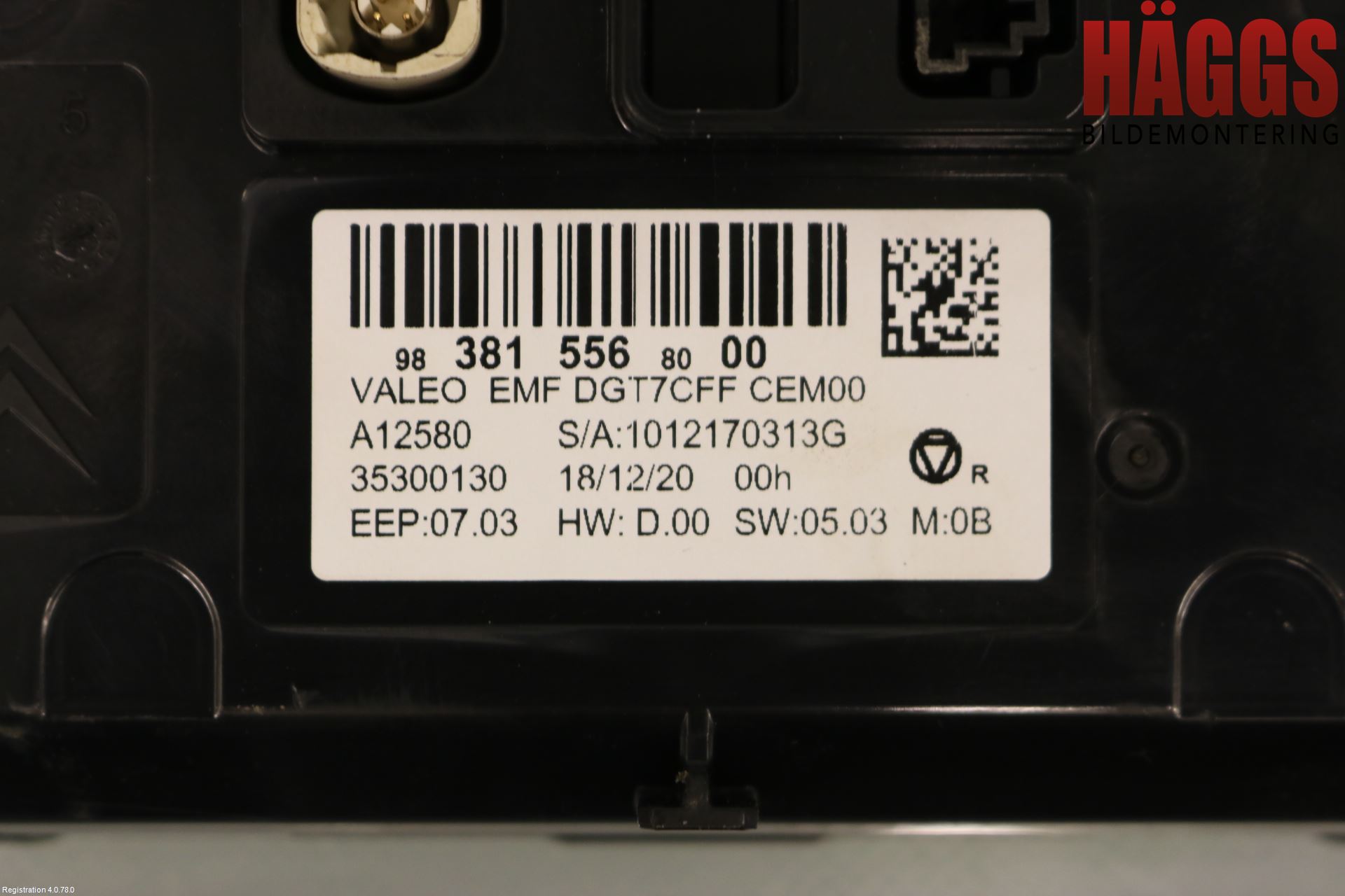 Peugeot 308 14-21 Multifunktionsdisplay