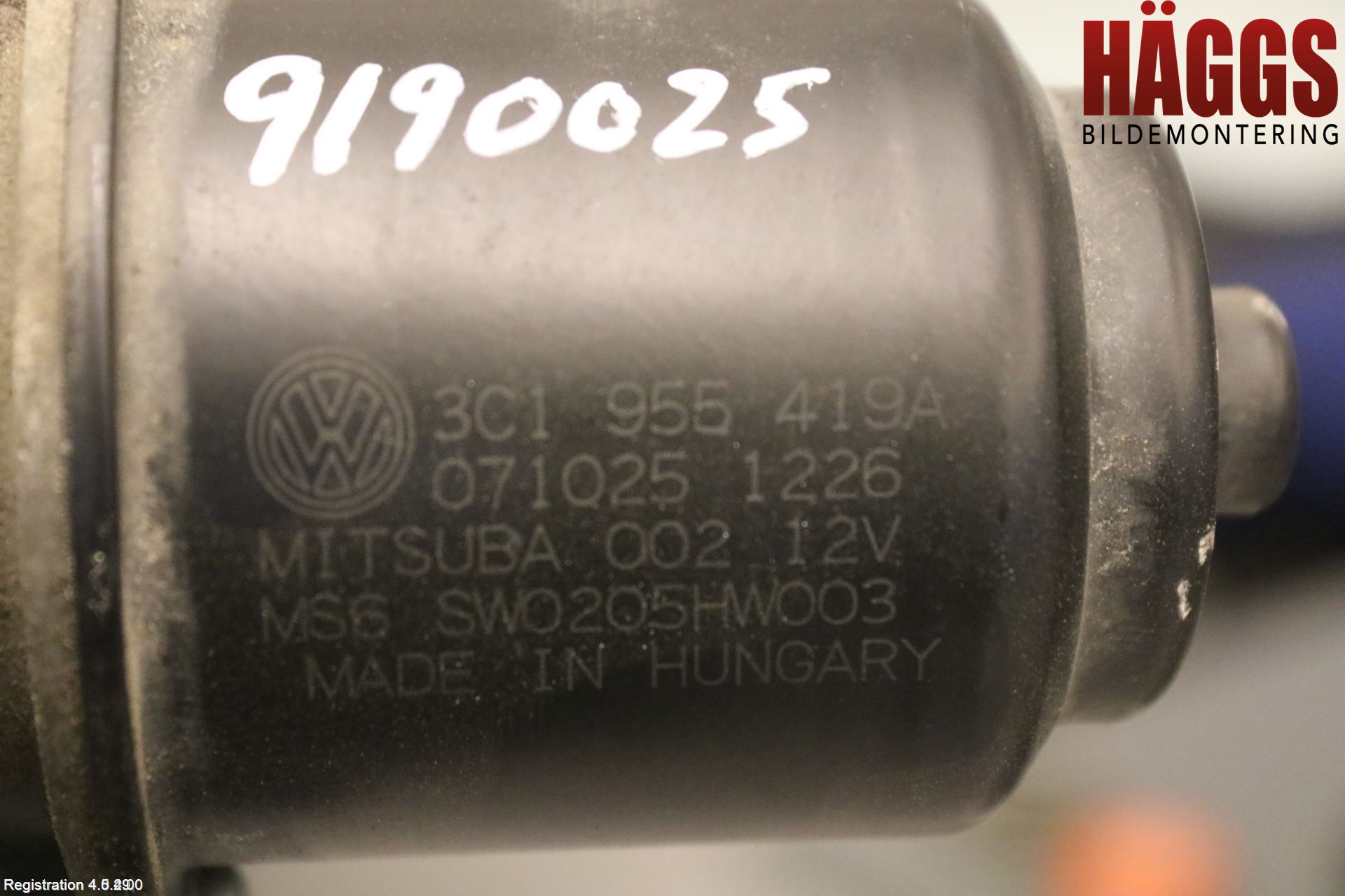 Volkswagen VW PASSAT 05-11 Torkarmotor Vindruta