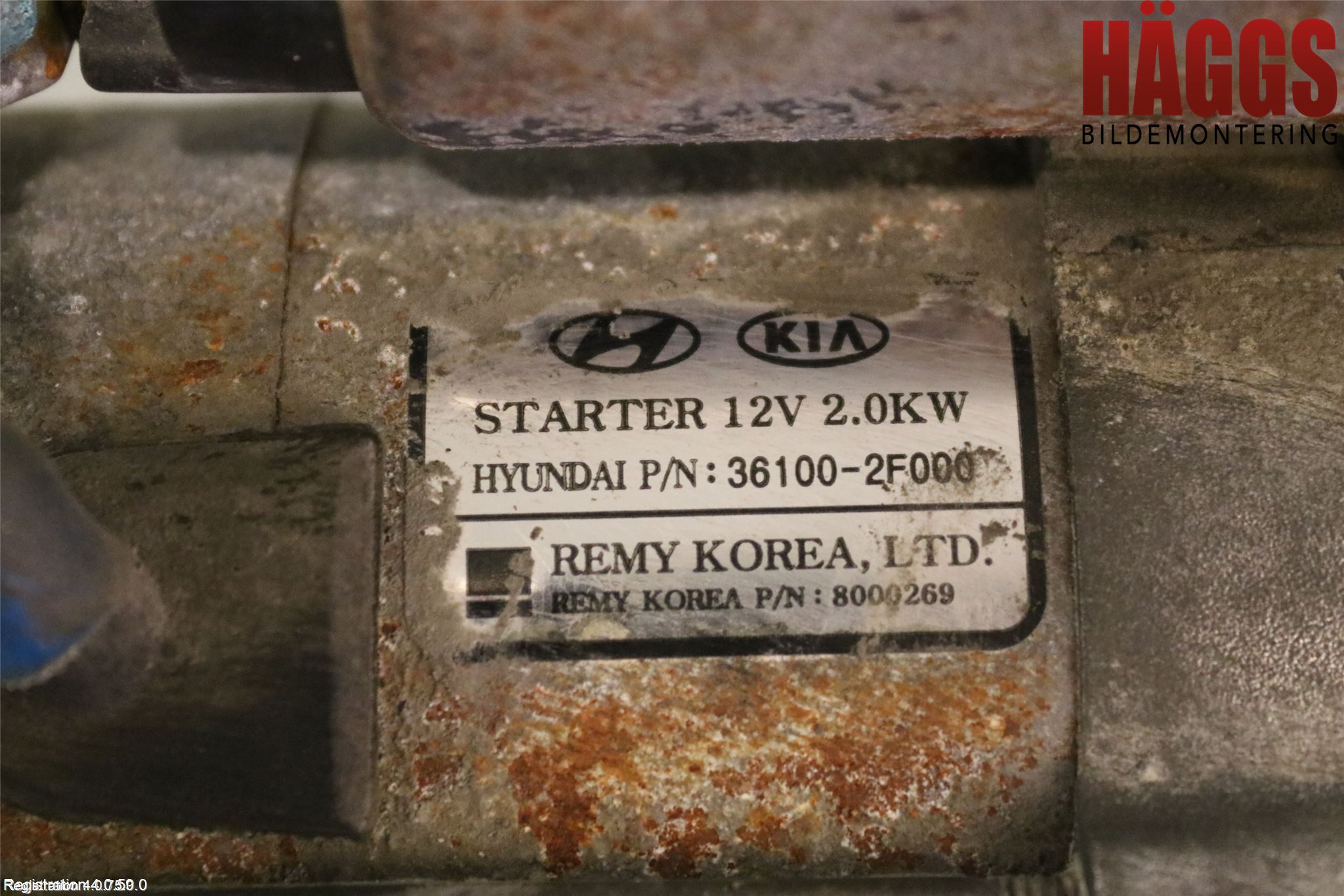 Hyundai SANTA FE  06-12 Startmotor Diesel