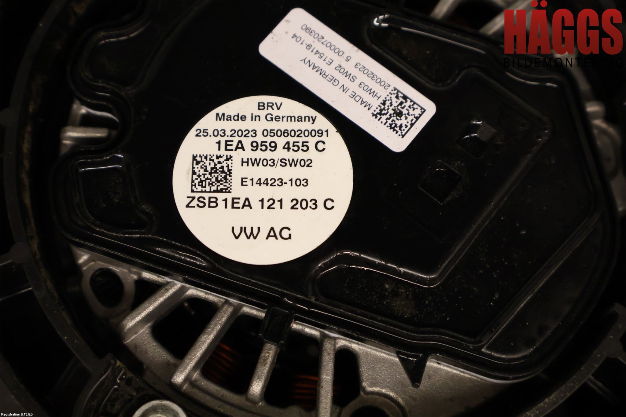 Volkswagen VW ID.5 22- Kylfläkt El