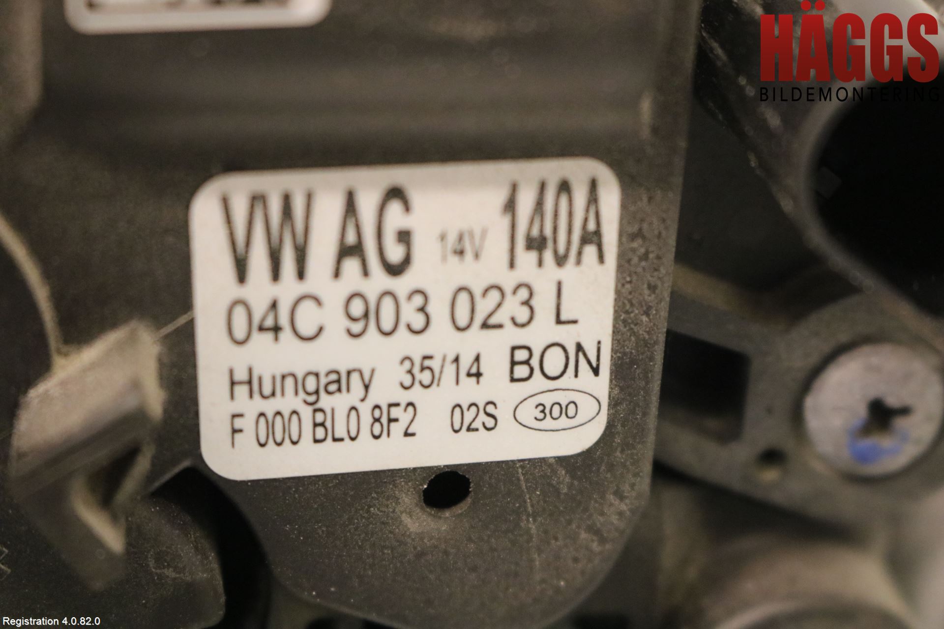 Volkswagen VW POLO 10-17 Generator