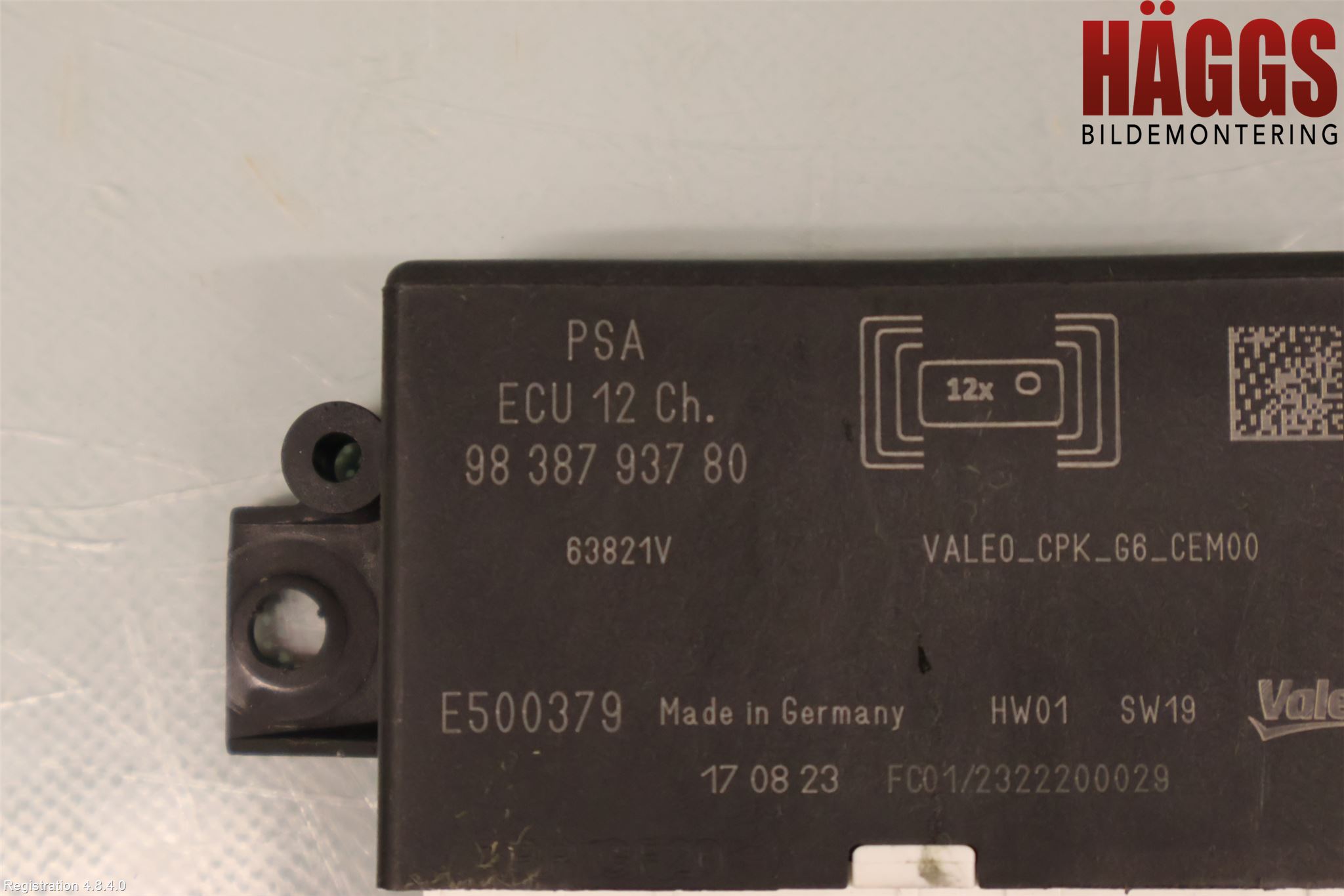 Citroen C4/E-C4 C4X/E-C4X III 21- Styrenhet Parkeringshjälp