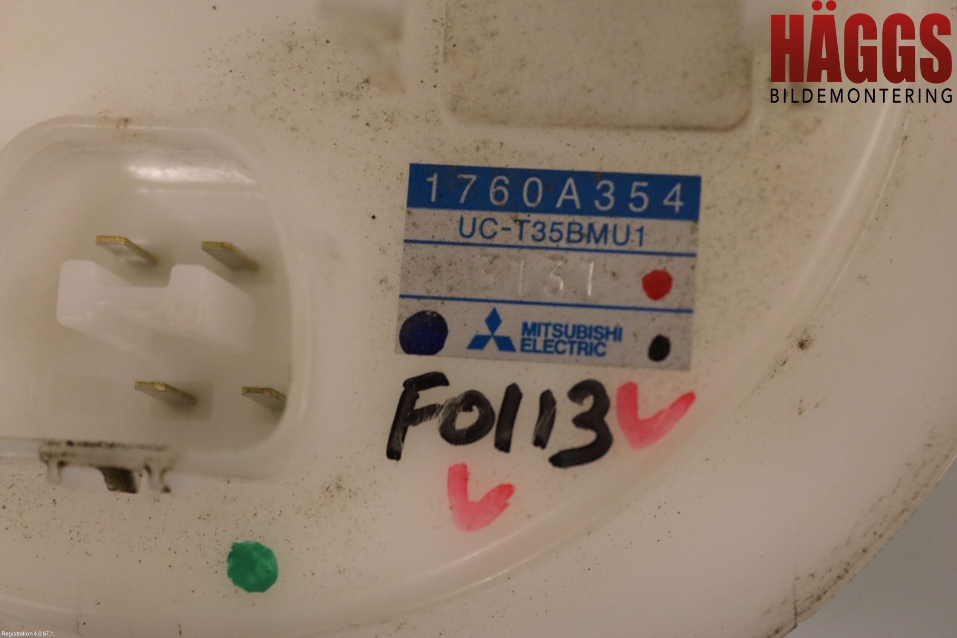 Mitsubishi SPACE STAR 13- Bränslepump El