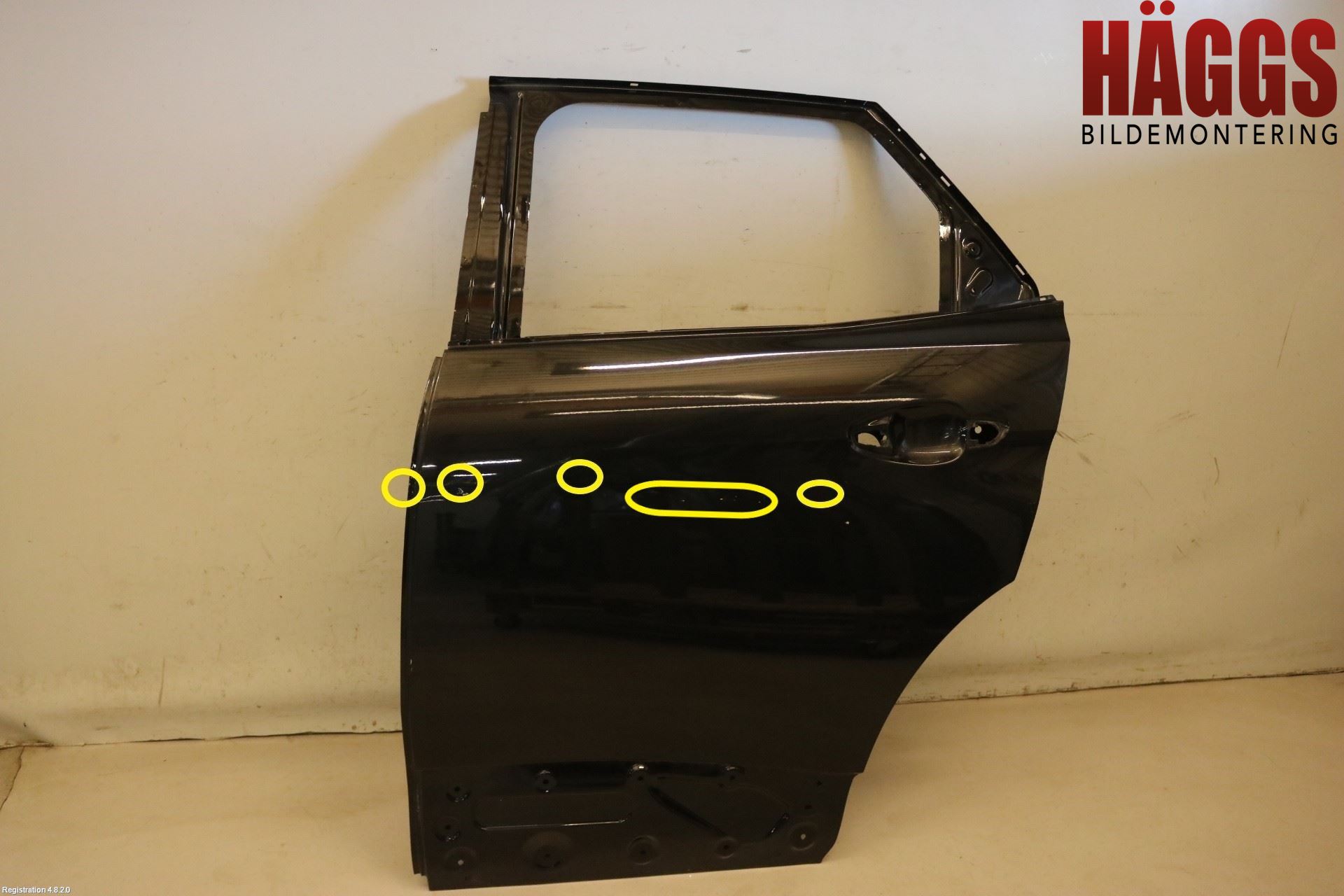 Peugeot 3008 17-24 Dörr Bak Vänster