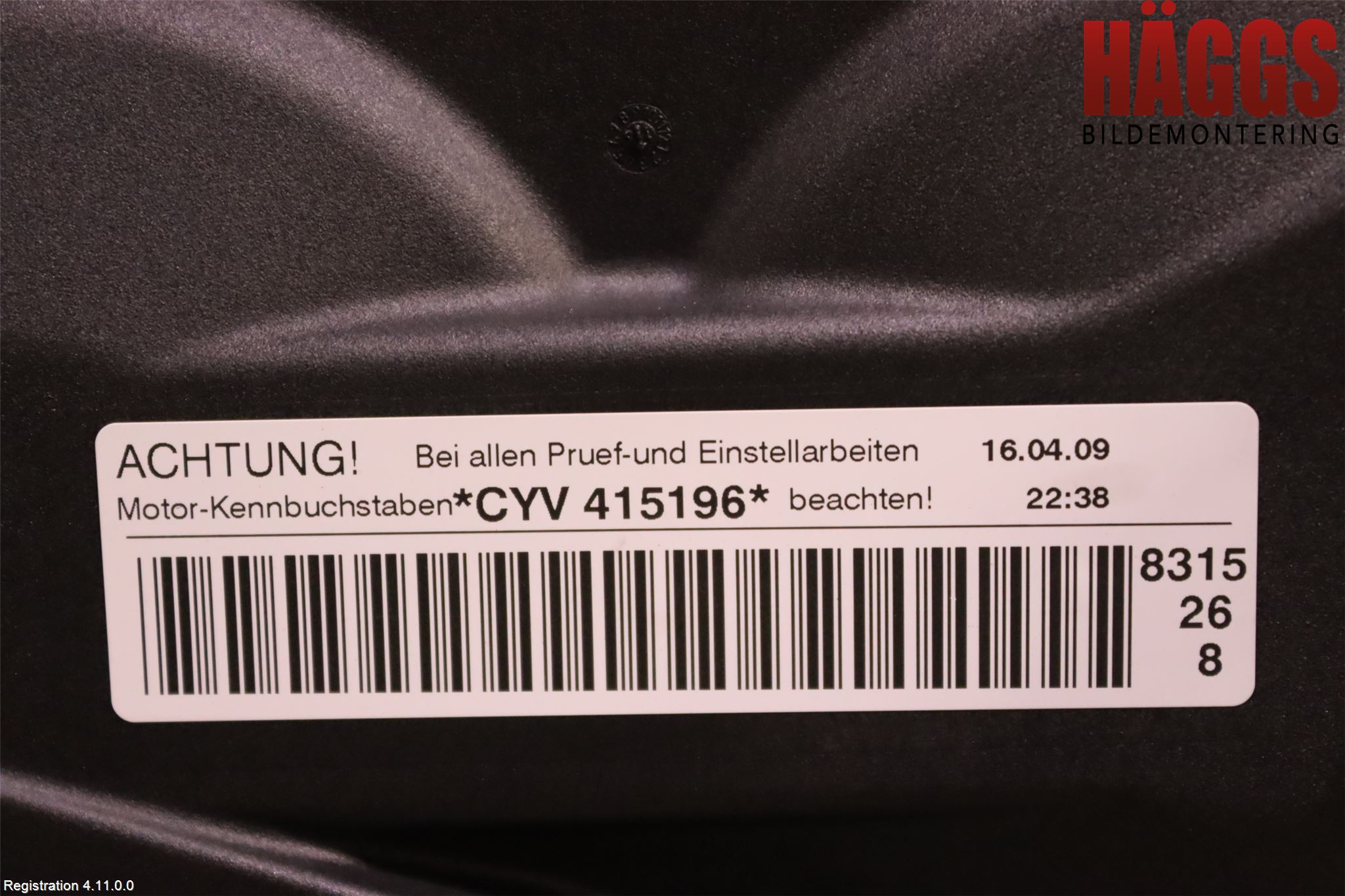 Volkswagen VW GOLF / E-GOLF VII 13-20 Motor Bensin