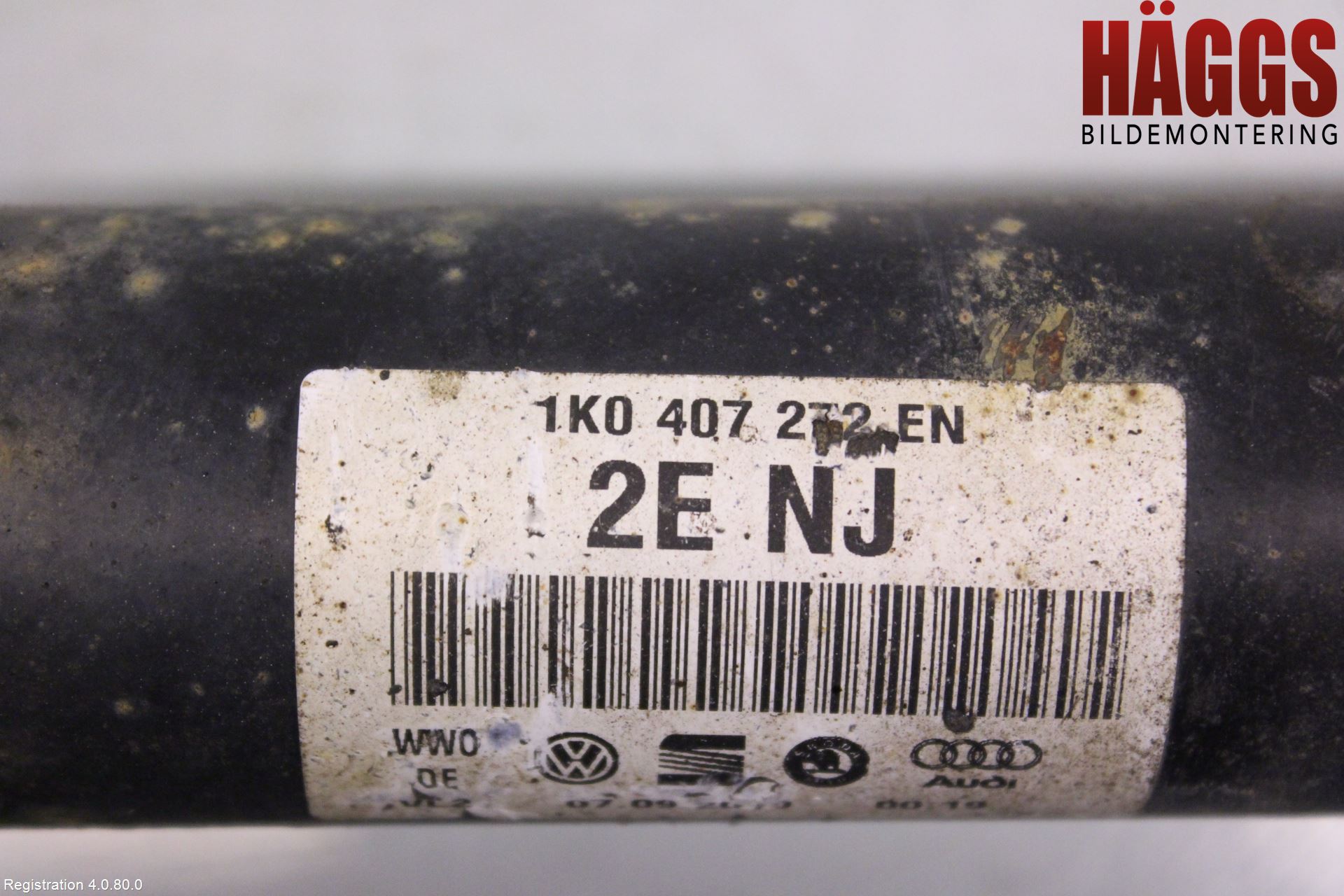 Volkswagen VW TOURAN 10-15 Drivaxel Fram Höger