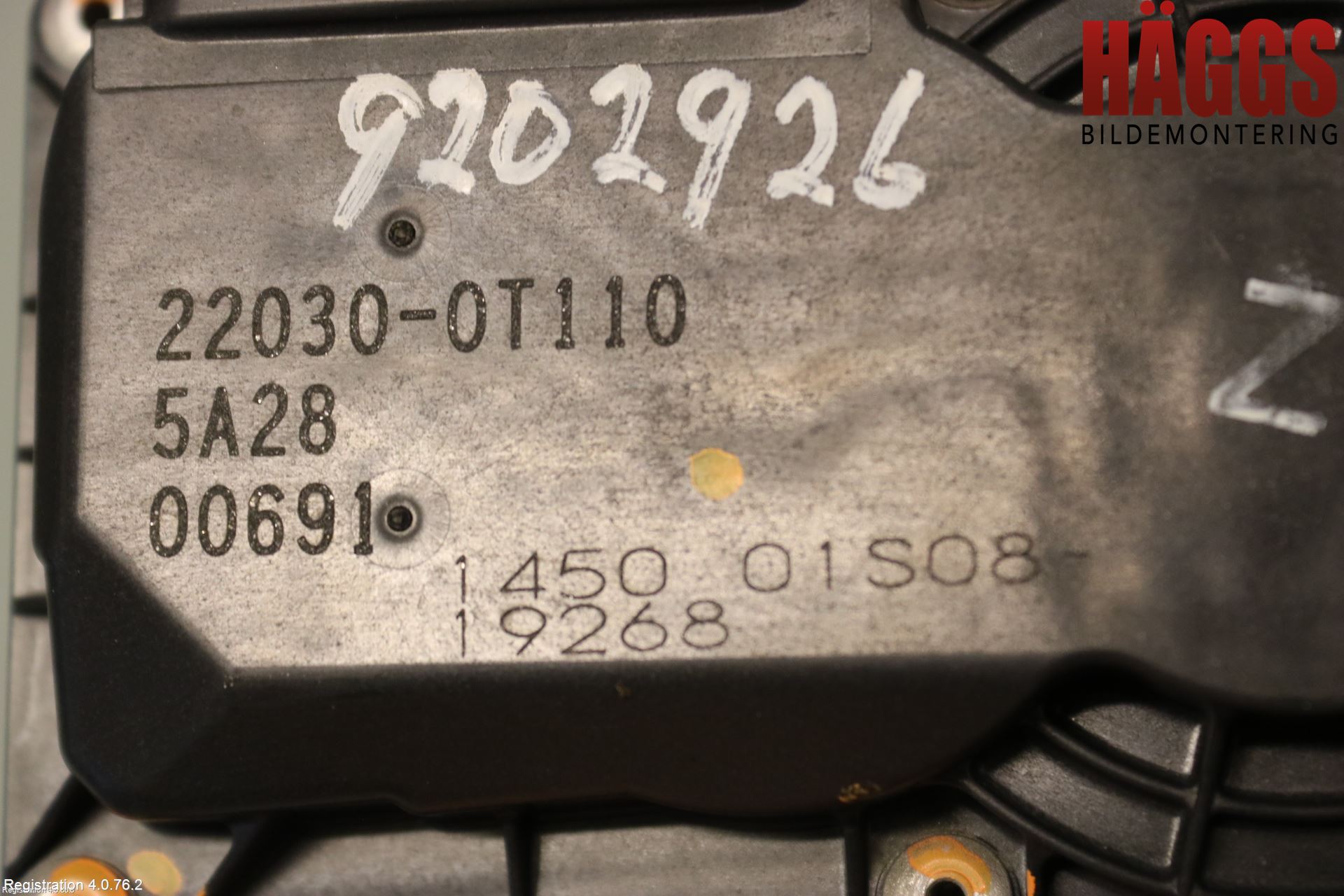 Toyota AURIS 13-19 Injspjällhus