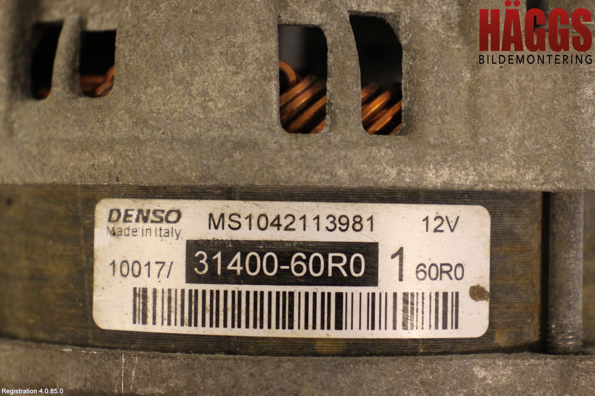 Suzuki VITARA 15- Generator