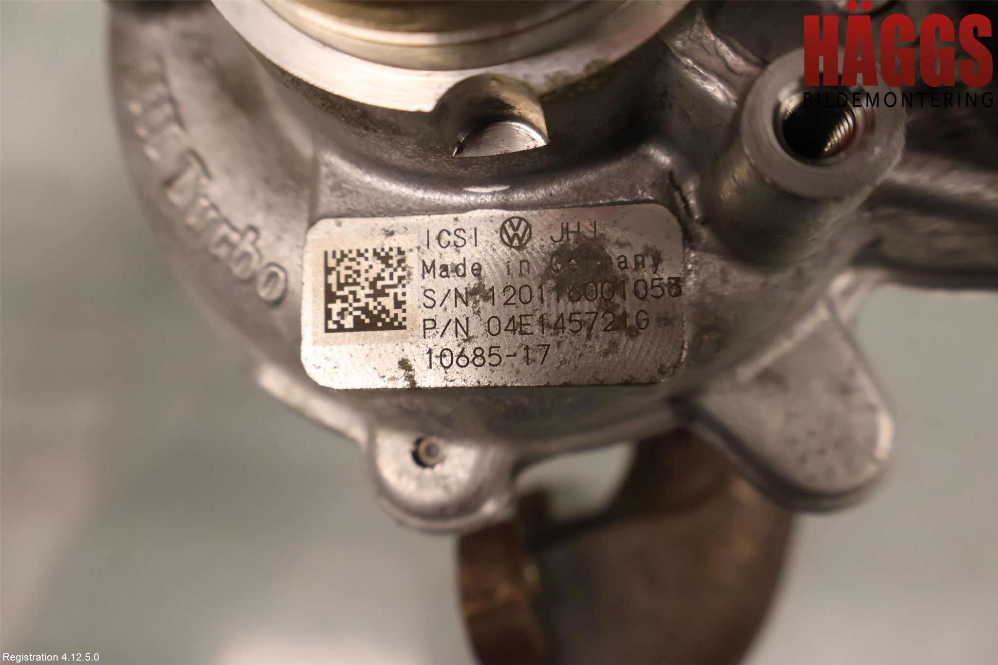 Volkswagen VW GOLF / E-GOLF VII 13-20 Turboaggregat