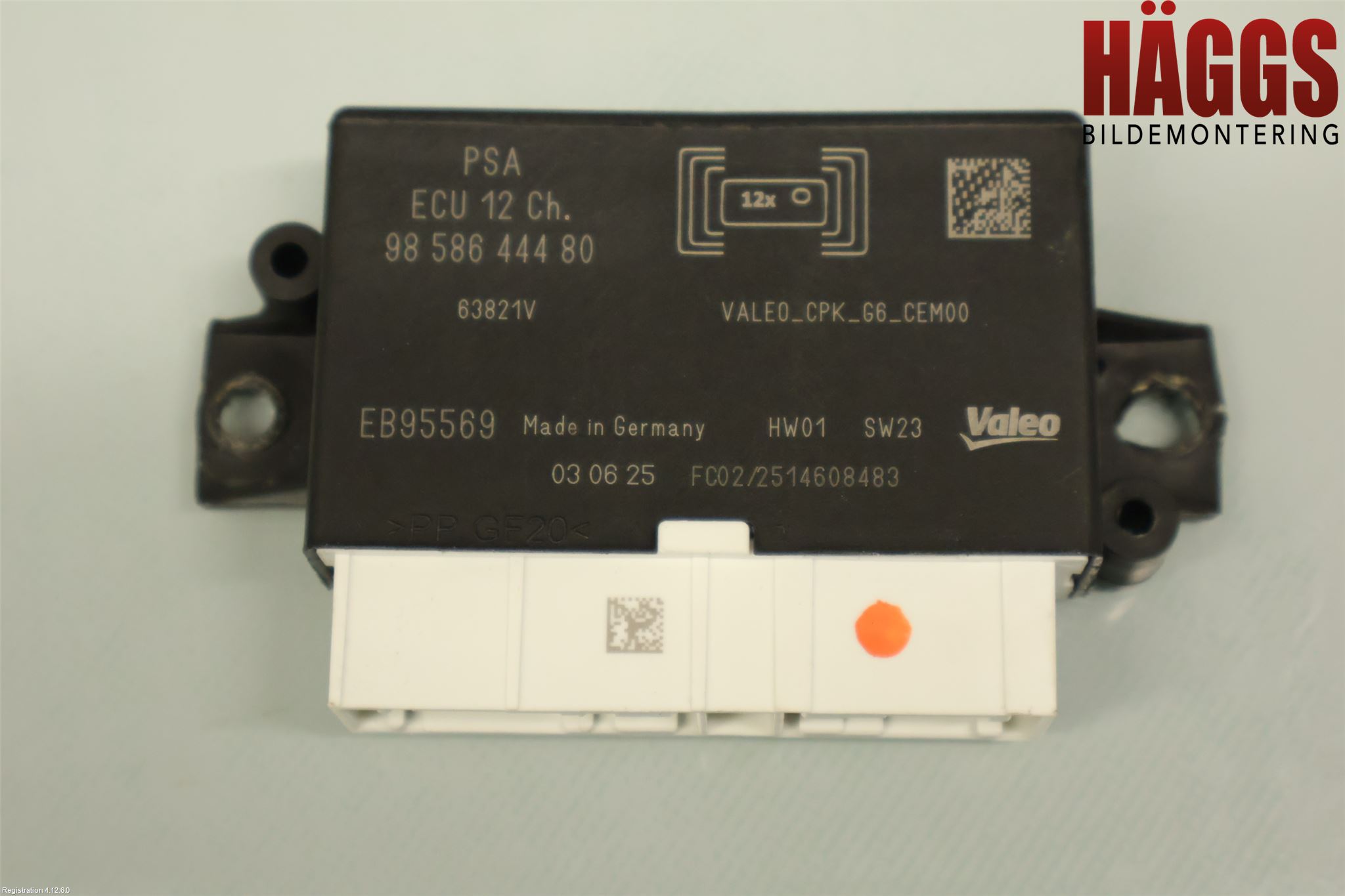 Peugeot 2008/E-2008 20- Styrenhet Parkeringshjälp