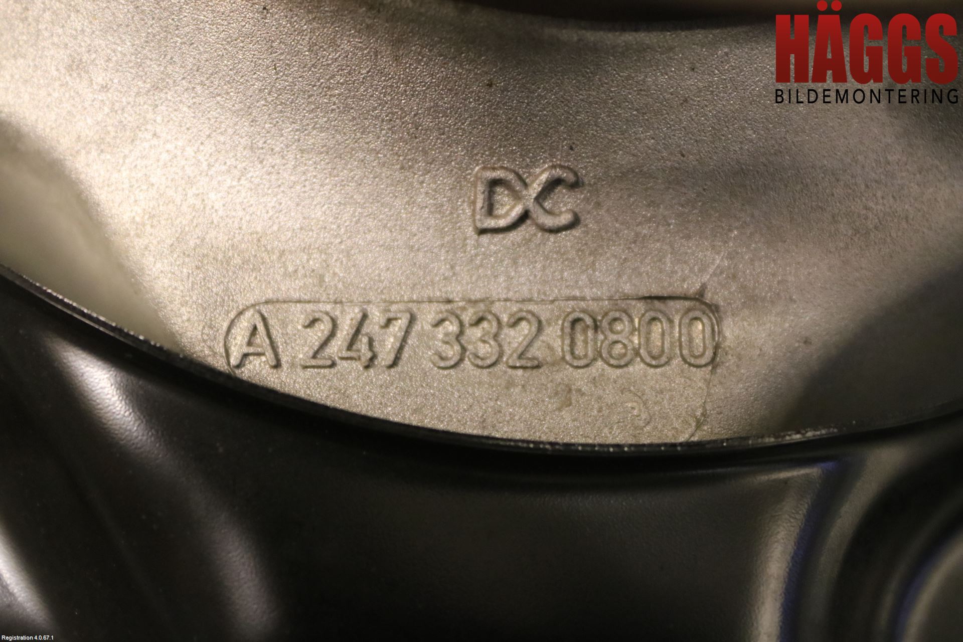 Mercedes-Benz MB A-KLASS (W177) 18- Styrspindel Lagerhus Hö