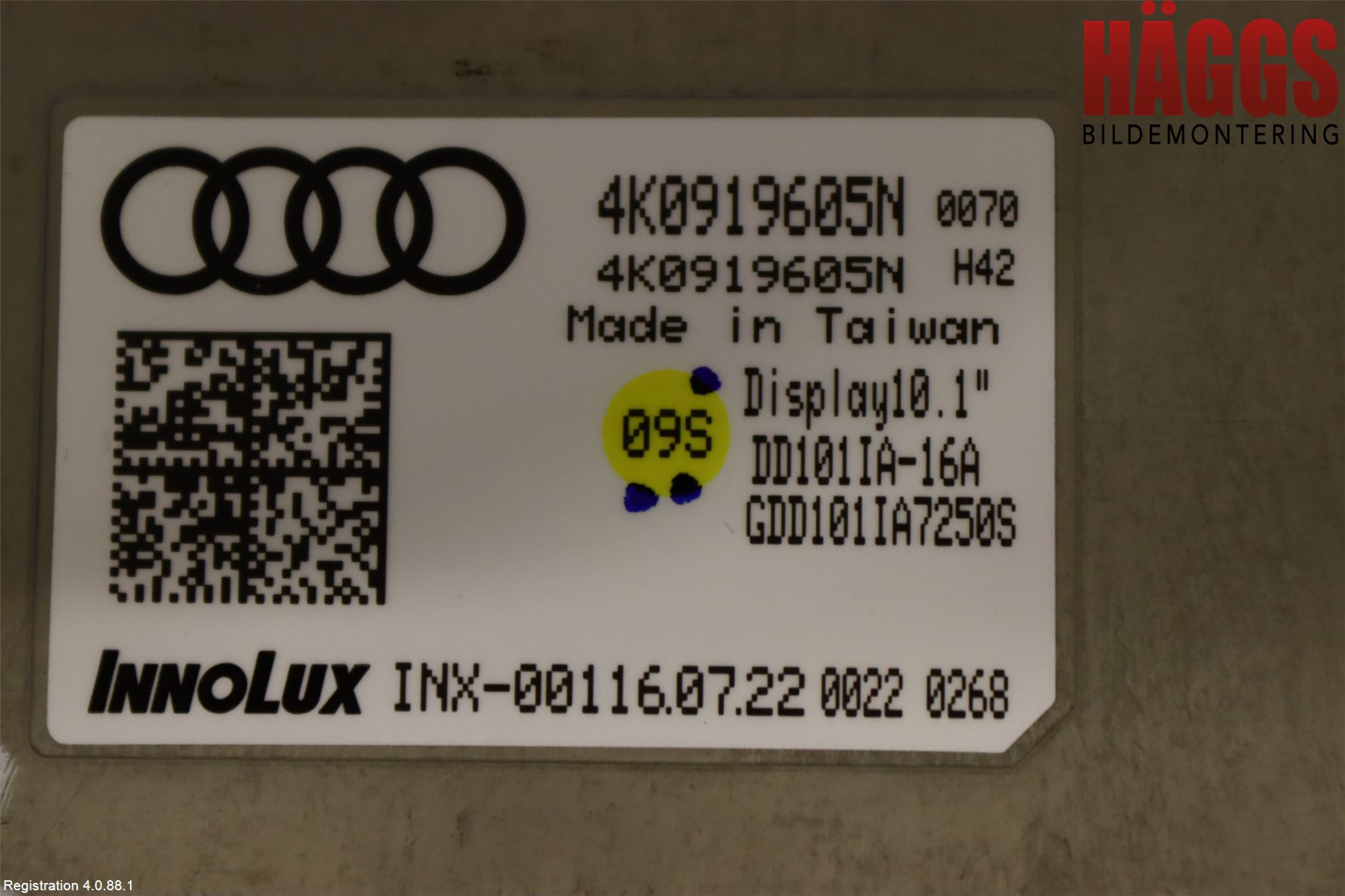 Audi A7 Sportback 4K 18- Färddator