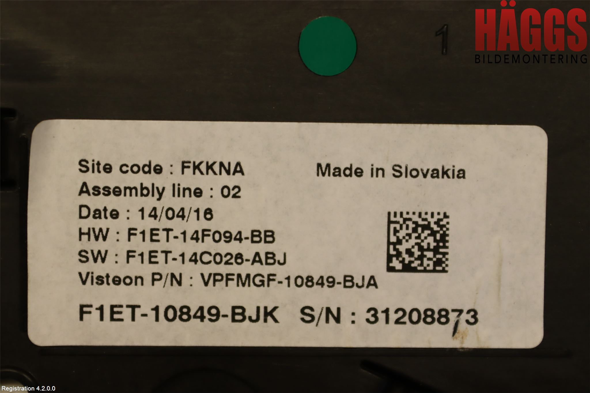 Ford FOCUS 15-18 Instrument Komb