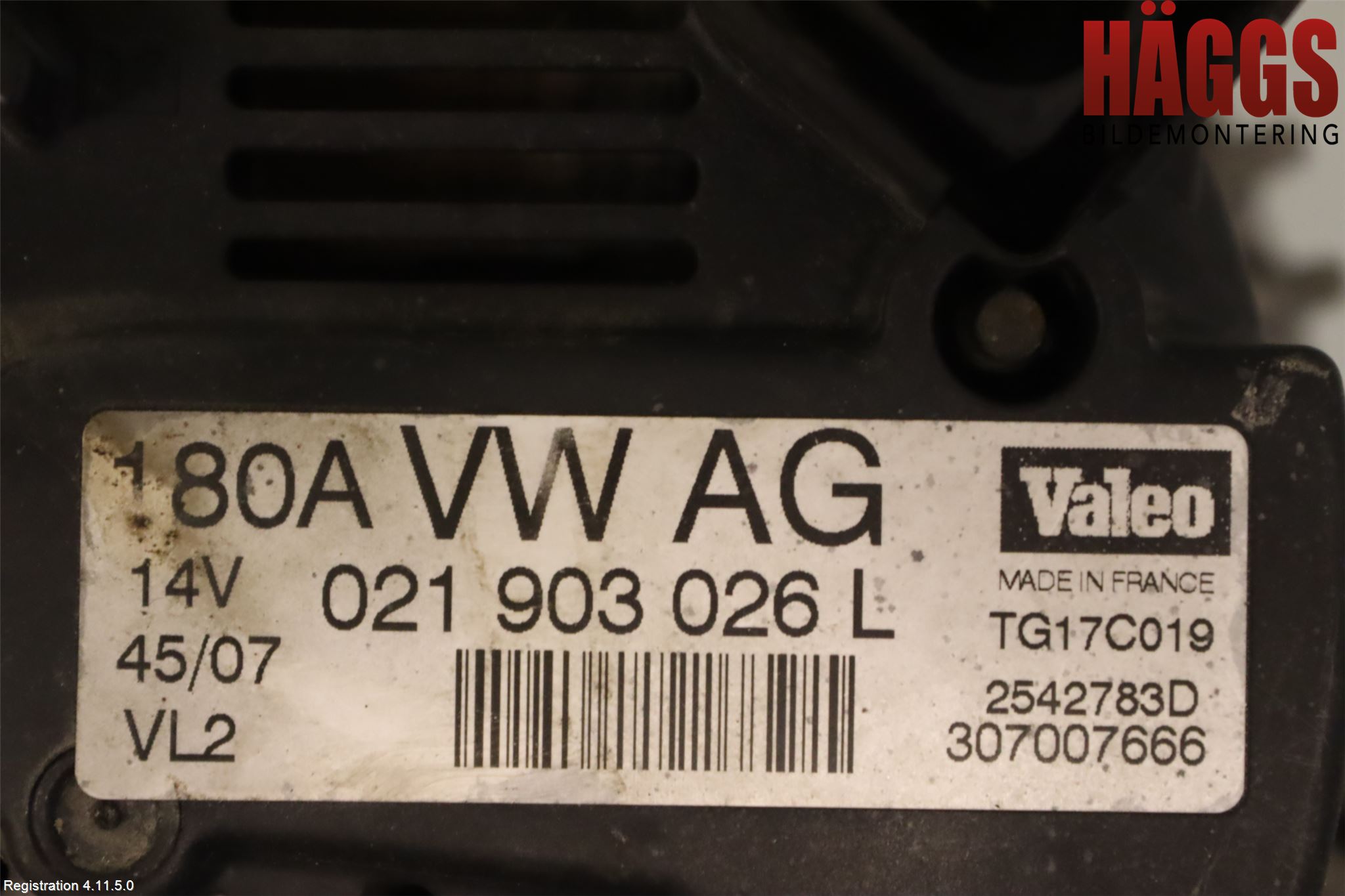 Volkswagen VW PASSAT 05-11 Generator
