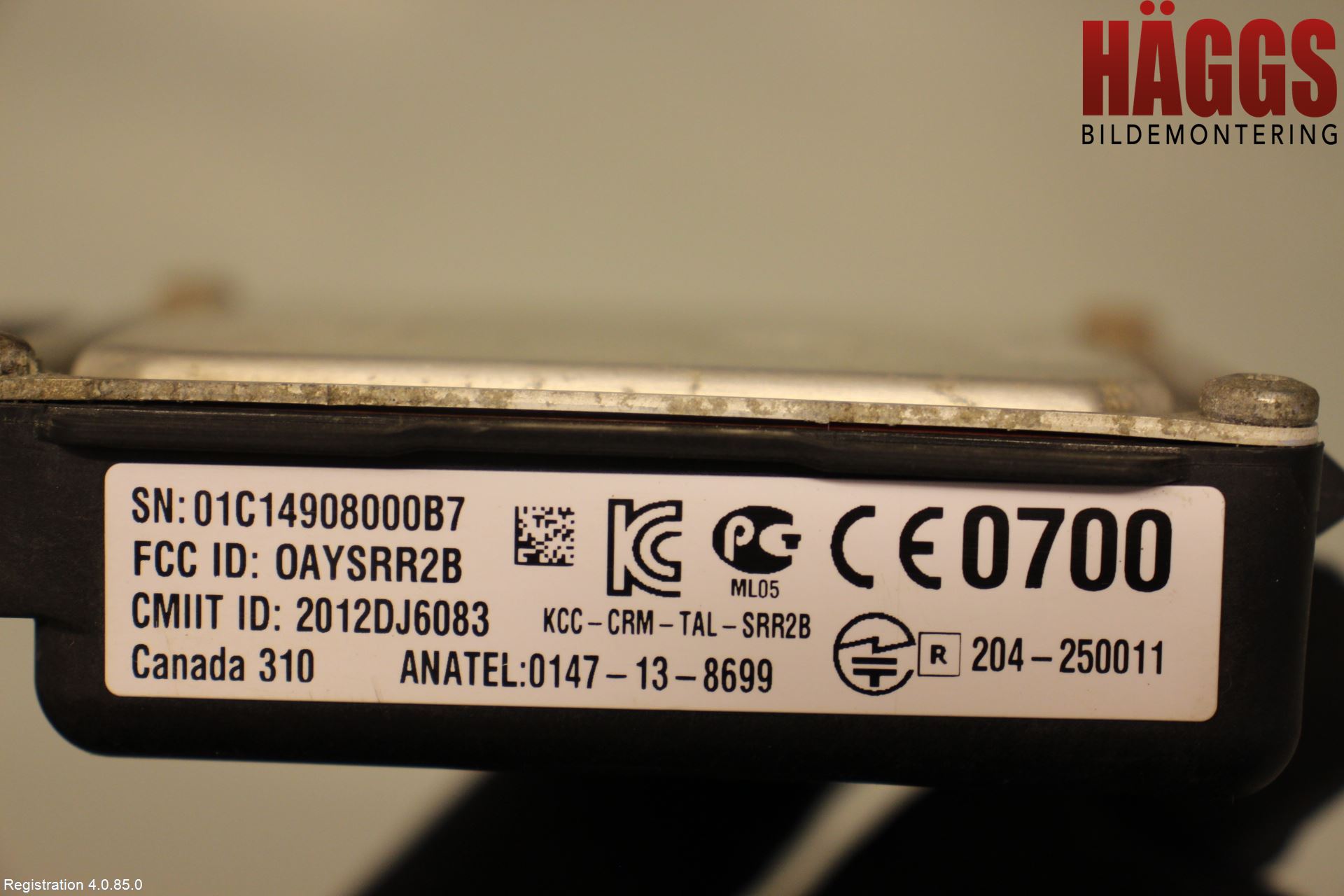 Jeep GRAND CHEROKEE 10-20 Sensor Aktivt Kollisionsskydd