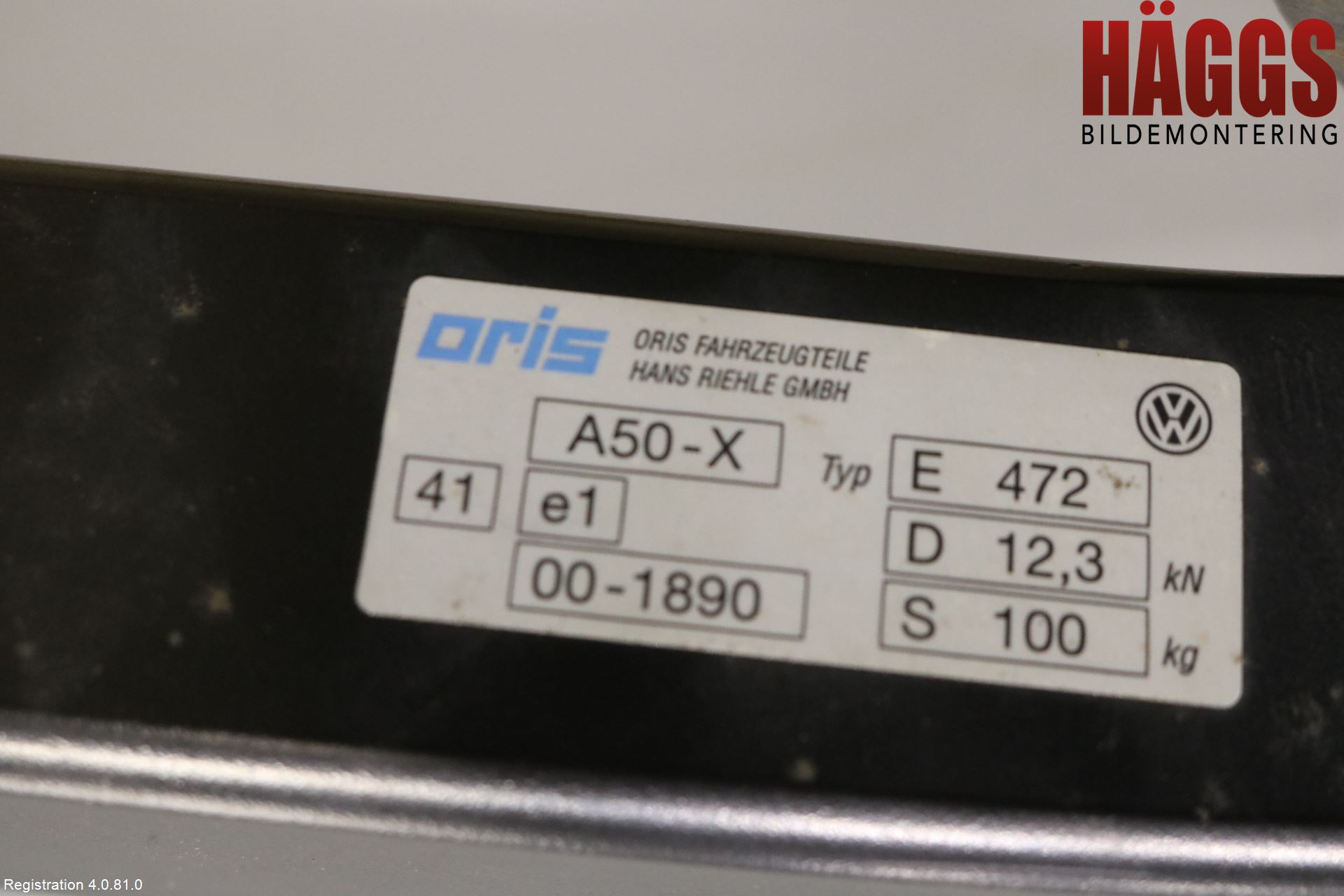 Volkswagen VW SHARAN 11- Dragkrok