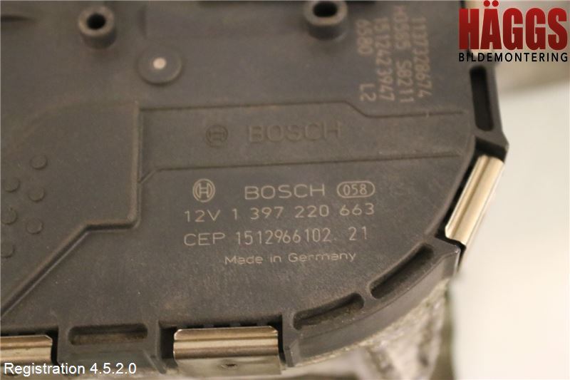 Volkswagen VW GOLF / E-GOLF VII 13-20 Torkarmotor Vindruta