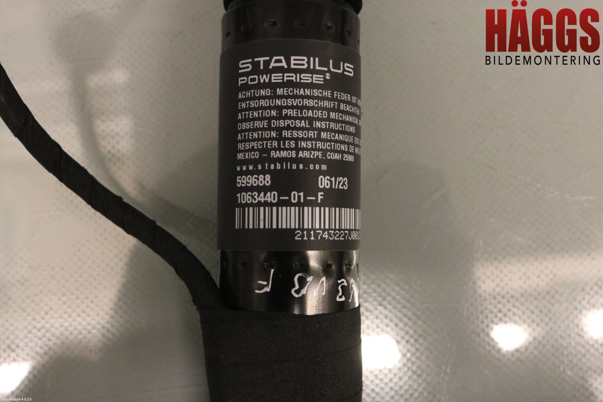 Tesla MODEL X 16- Gasfjäder Övrigt