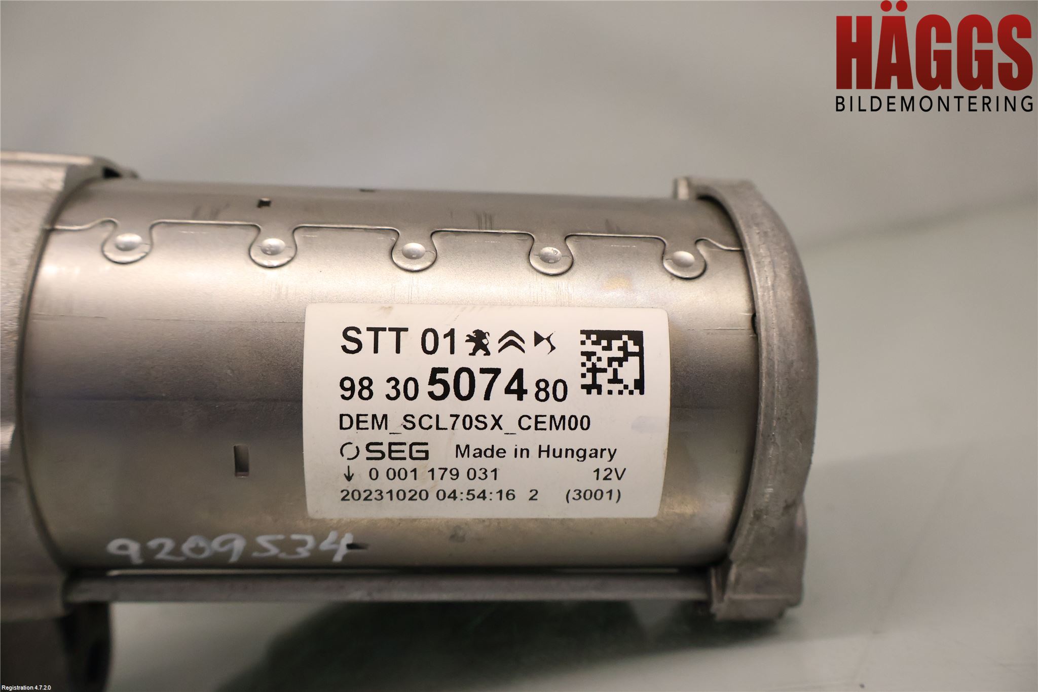 Peugeot 3008 17-24 Startmotor