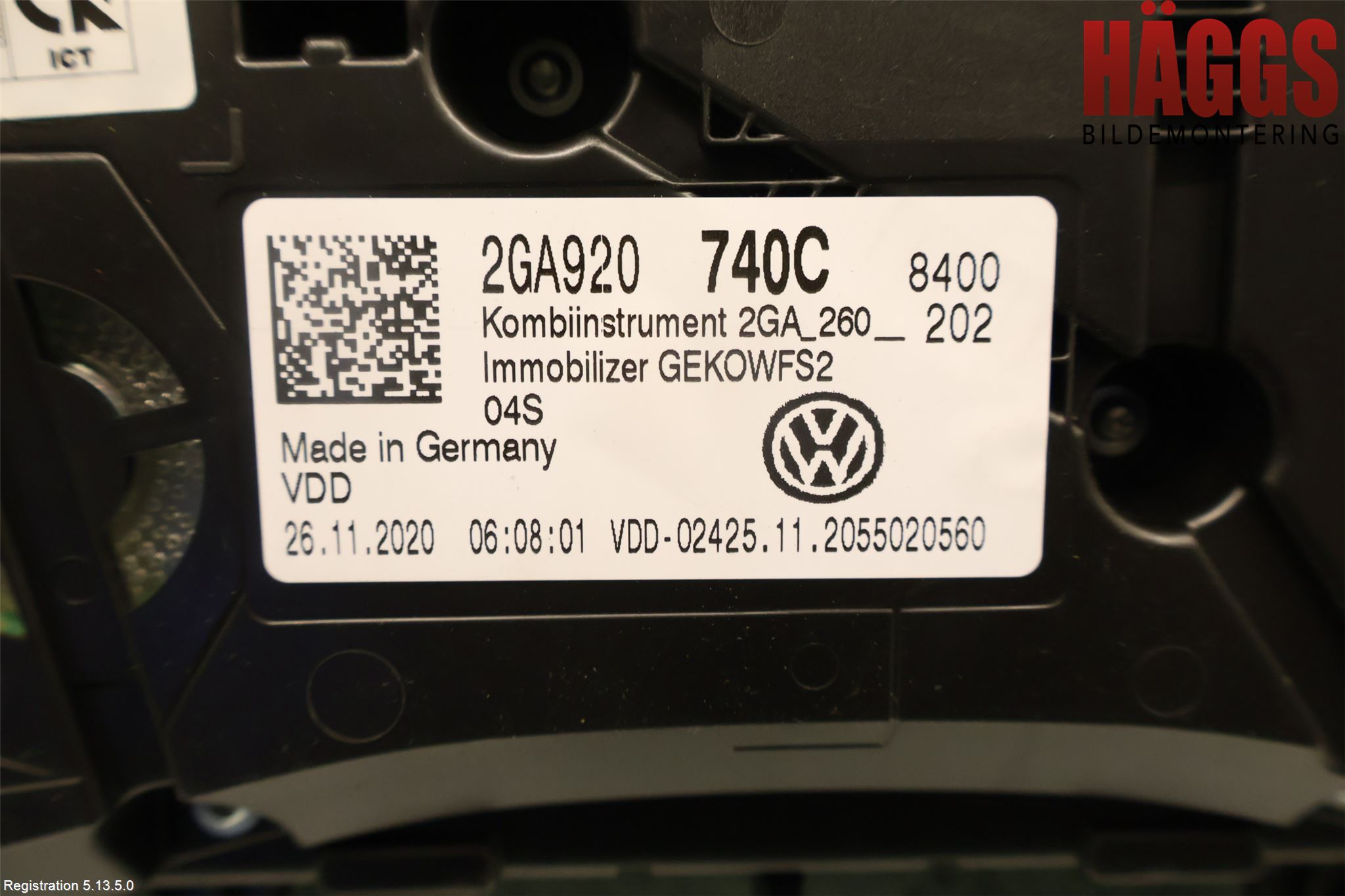 Volkswagen VW T-ROC 18- Instrument Komb