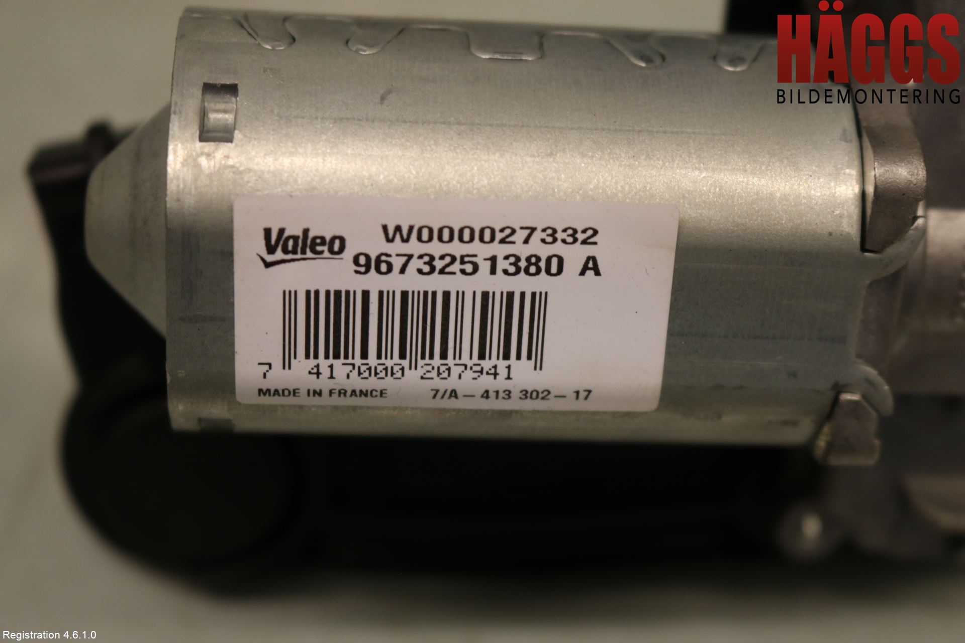 Peugeot PEUGOT 208 16-19 Torkarmotor Baklucka