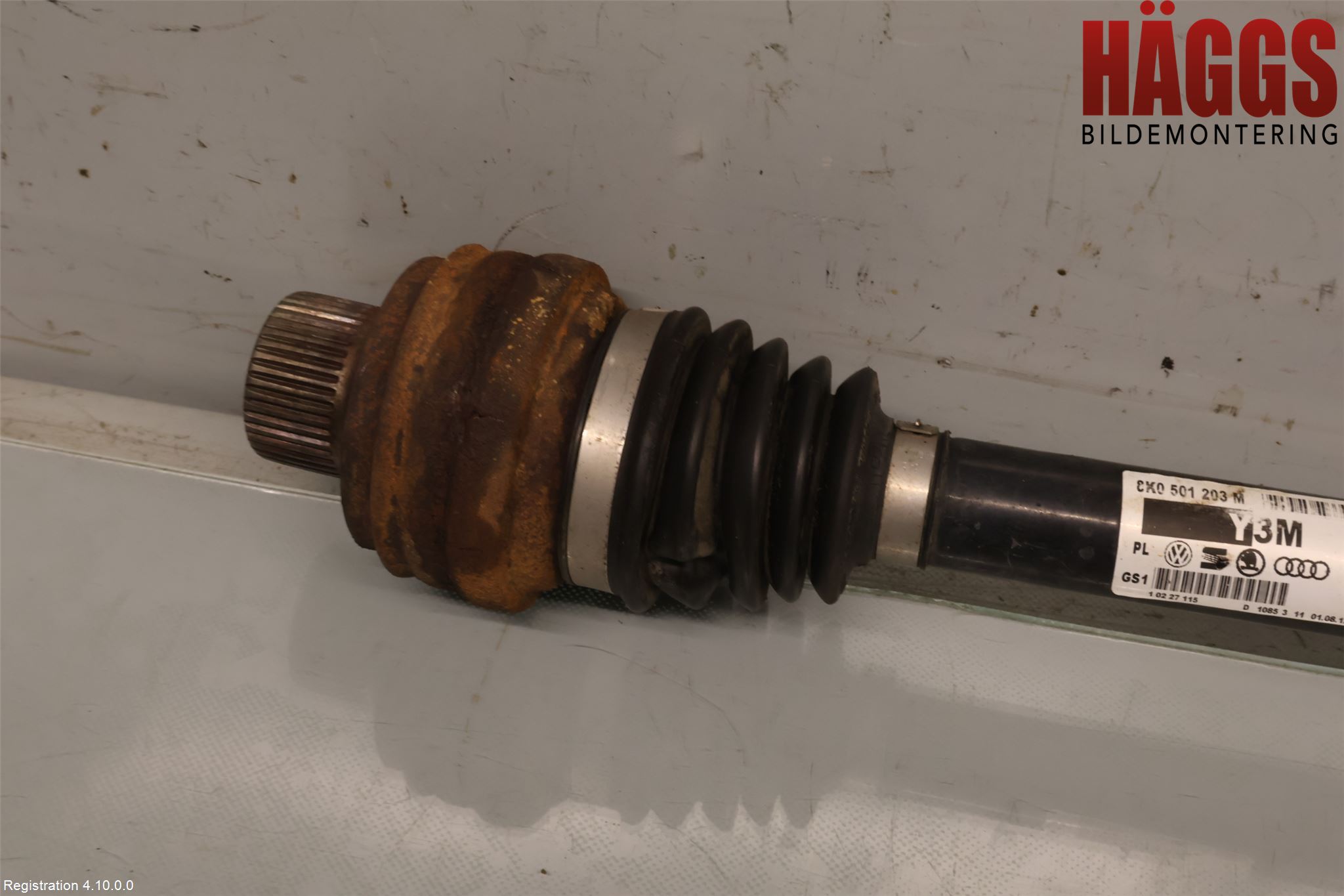 Audi A4 12-15 Drivaxel Bak Vänster