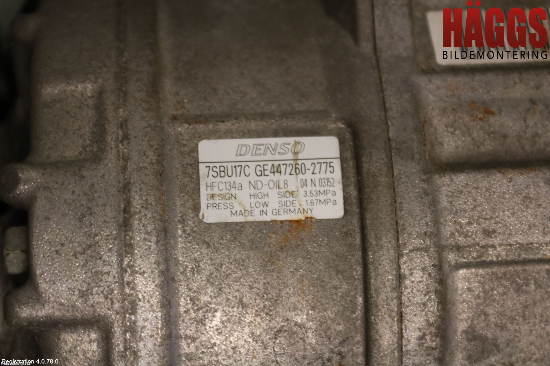 BMW 5 F10/F11/F18 09-17 Ac Kompressor