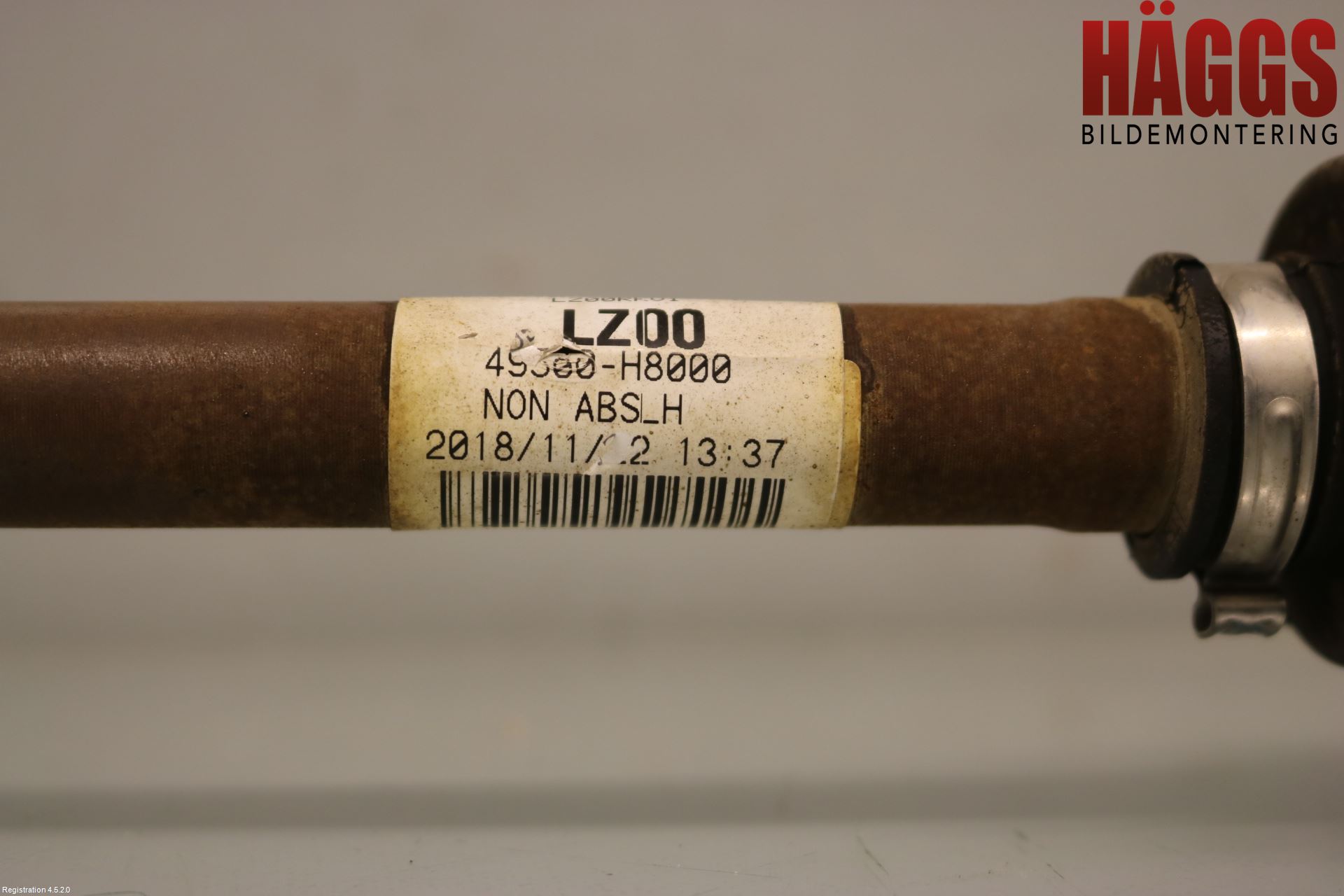 Kia RIO 17- Drivaxel Fram Vänster