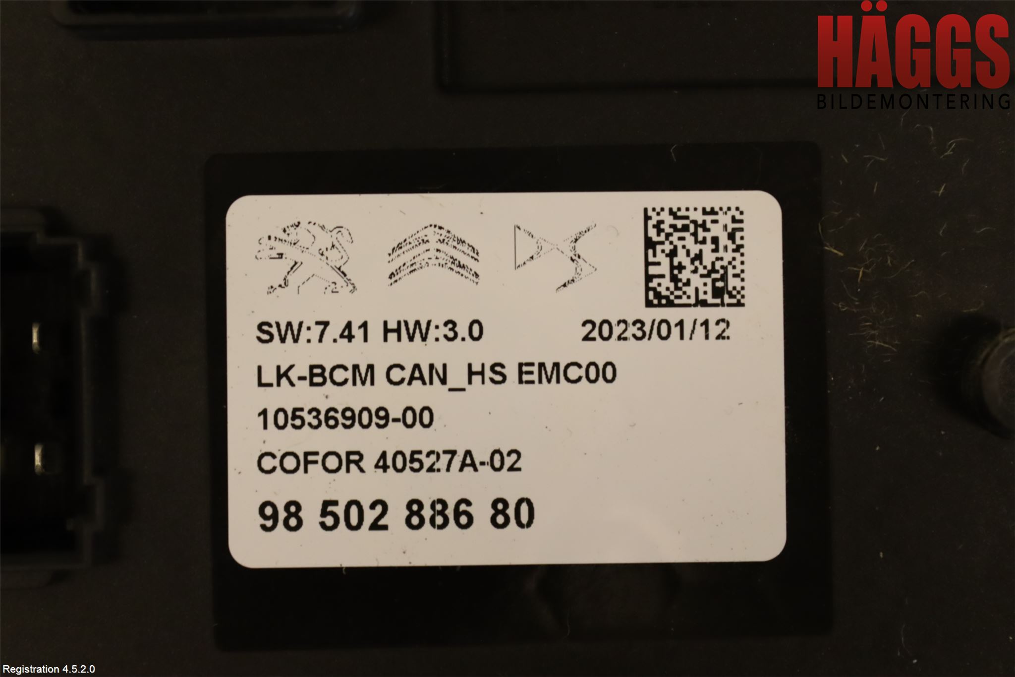 Peugeot 408 22- Styrenhet Baklucka