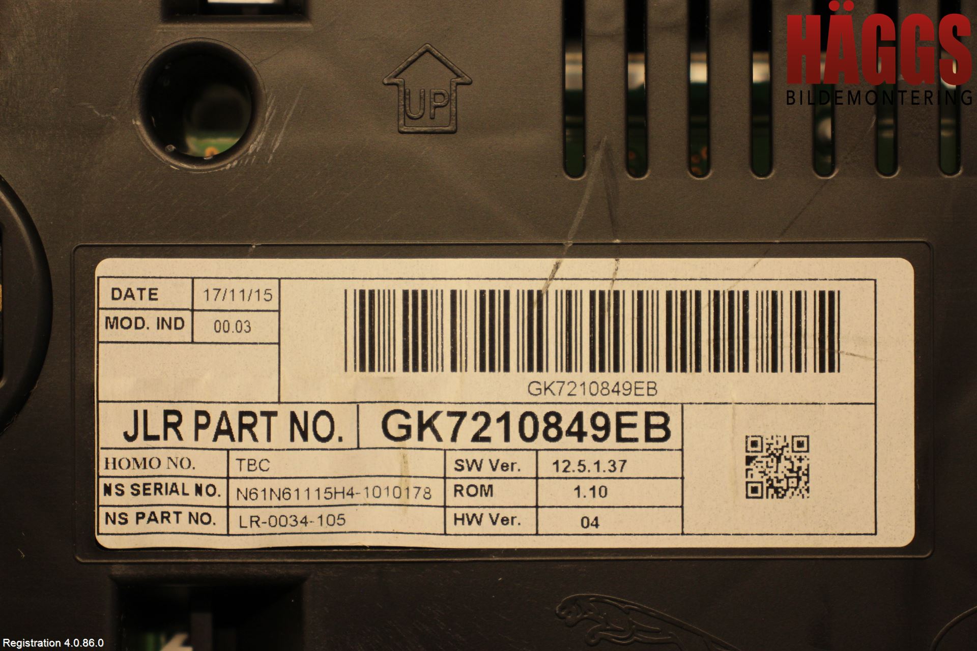 Landrover LAND ROVER DISCOVERY 4 10-16 Instrument Komb