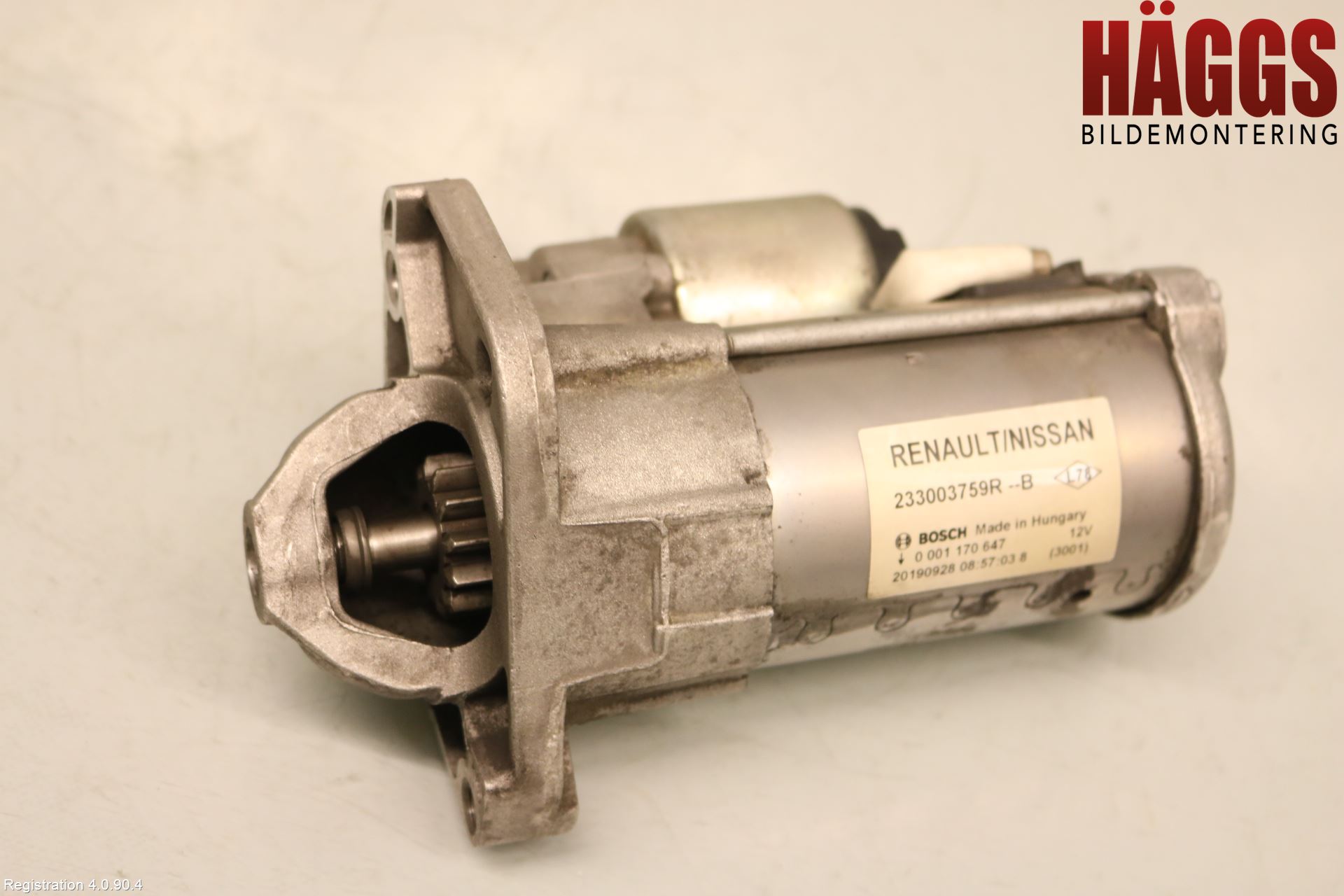 Renault KANGOO II 15-21 Startmotor Diesel