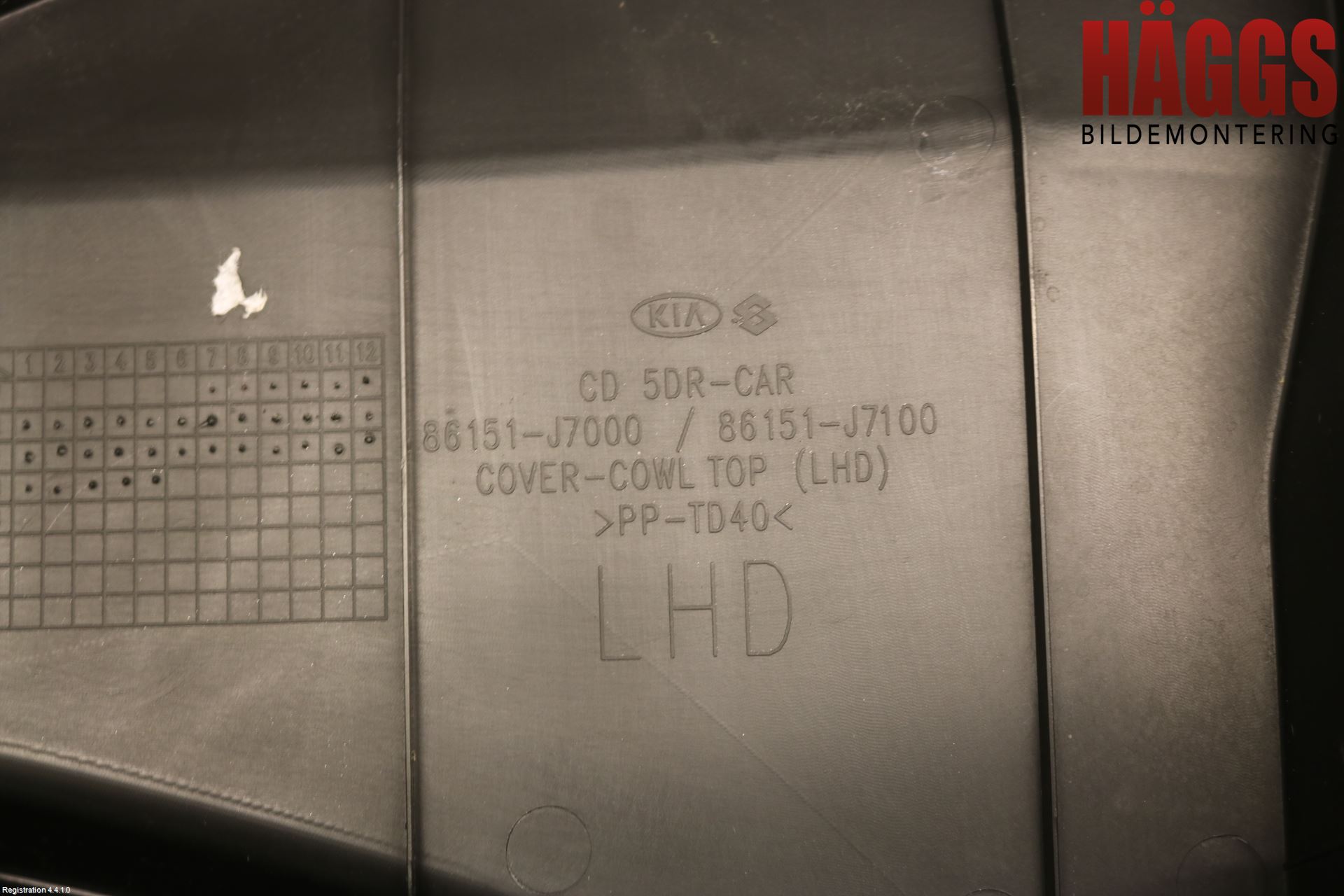 Kia CEED/CEED SW 19- Torpedplåt-Torpedplast